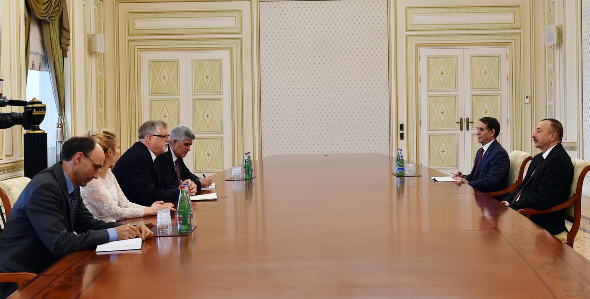 Ilham Aliyev received delegation led by European Union Special Representative for the South Caucasus