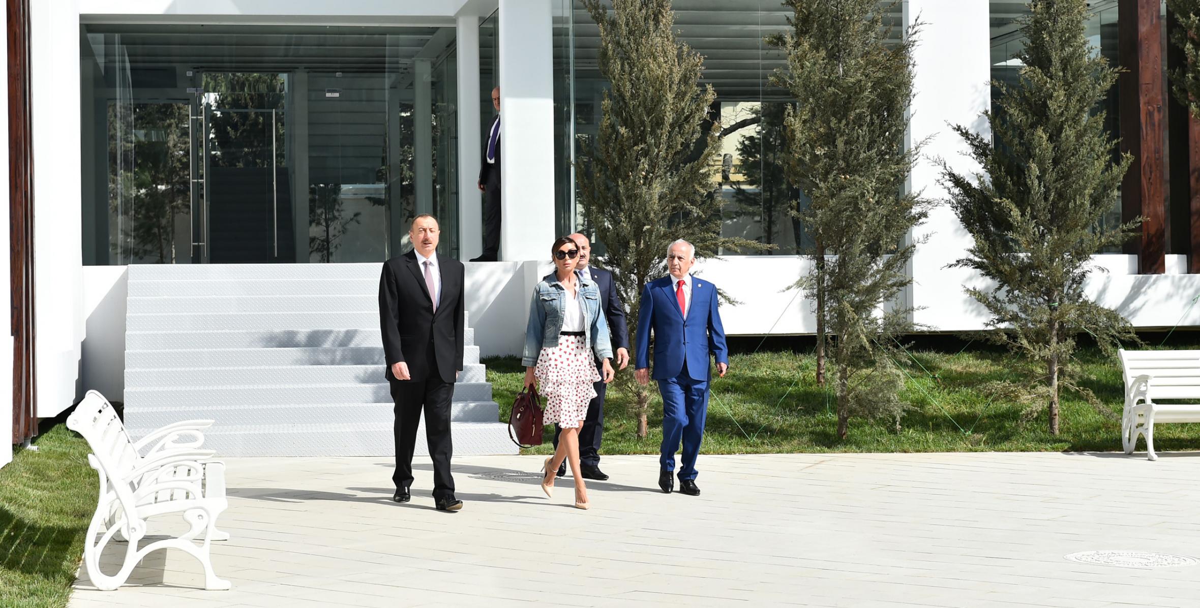 Ilham Aliyev reviewed conditions created at new park in Nasimi district