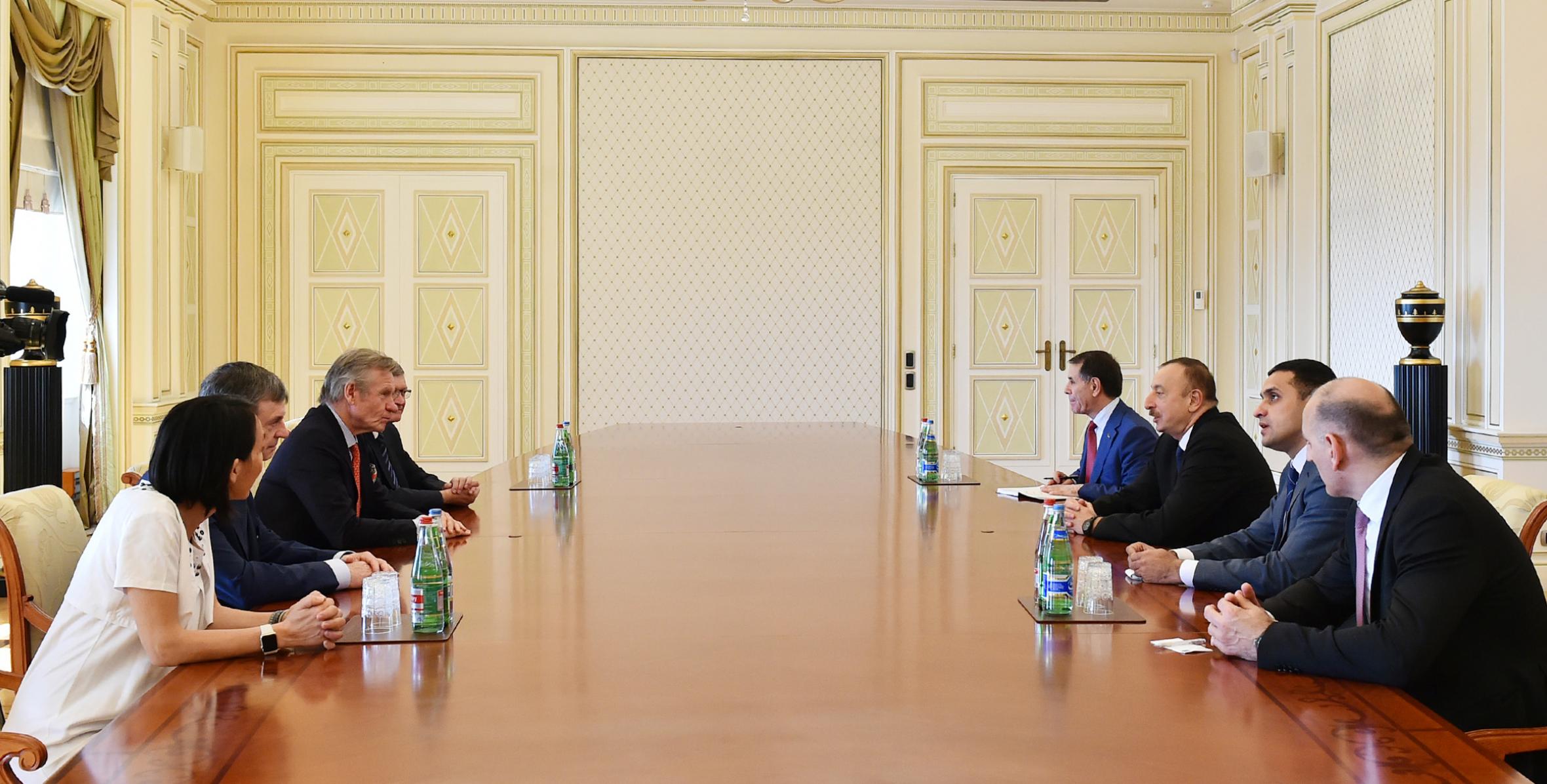 Ilham Aliyev received delegation led by member of National Assembly of France Jean-Francois Mancel