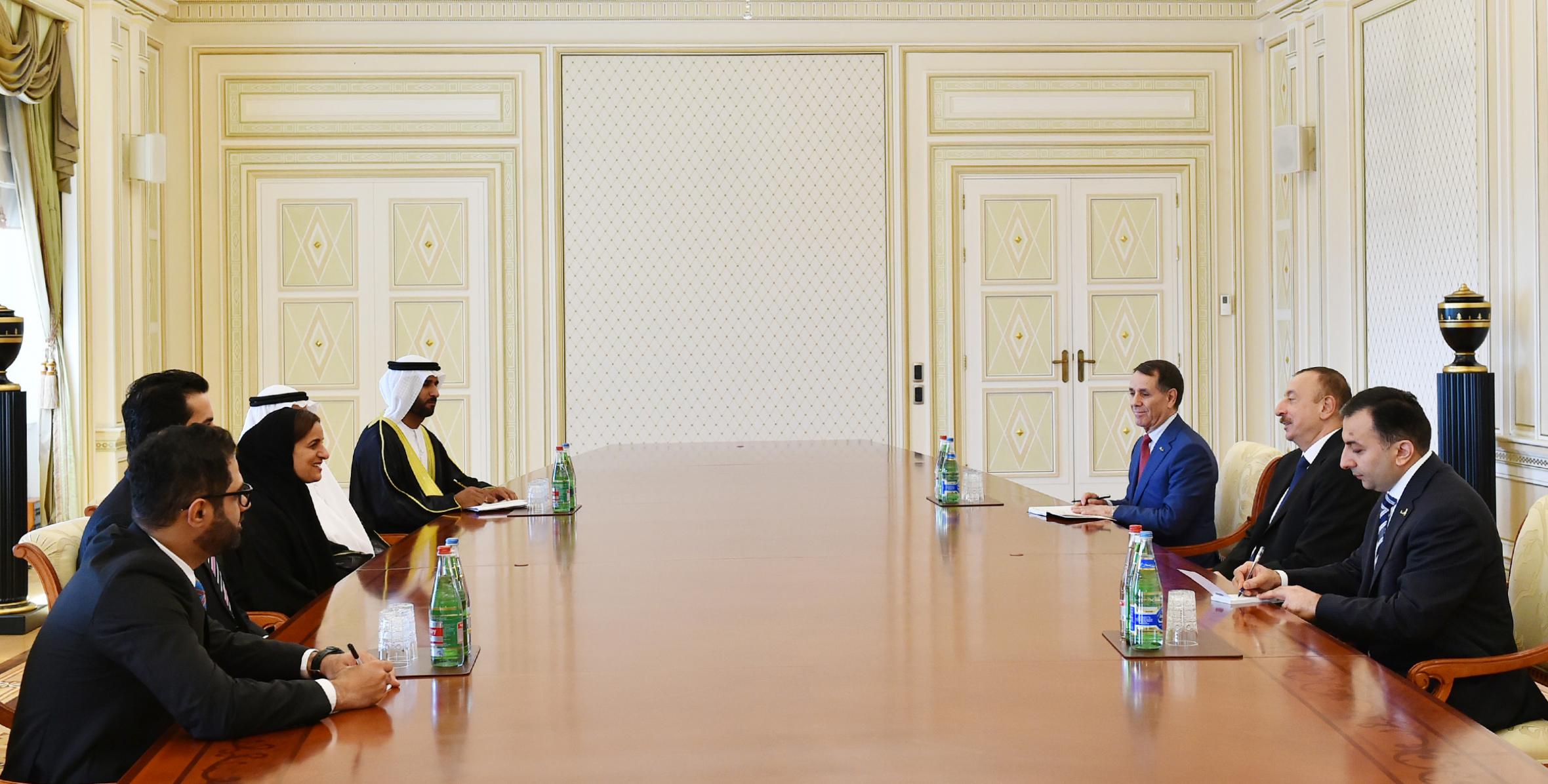 Ilham Aliyev received UAE Minister of State for Tolerance