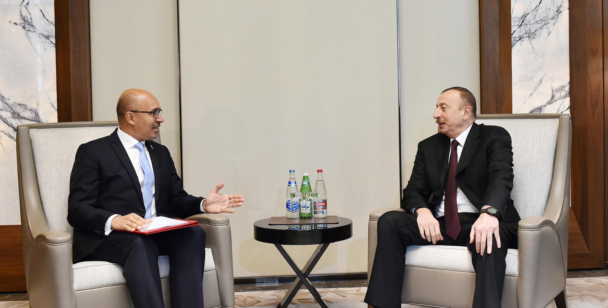 Ильхам Алиев встретился с государственным секретарем Министерства иностранных дел Франции