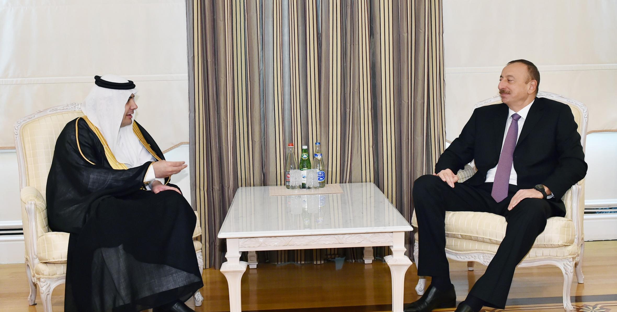 Ilham Aliyev received Saudi Minister of Culture and Information