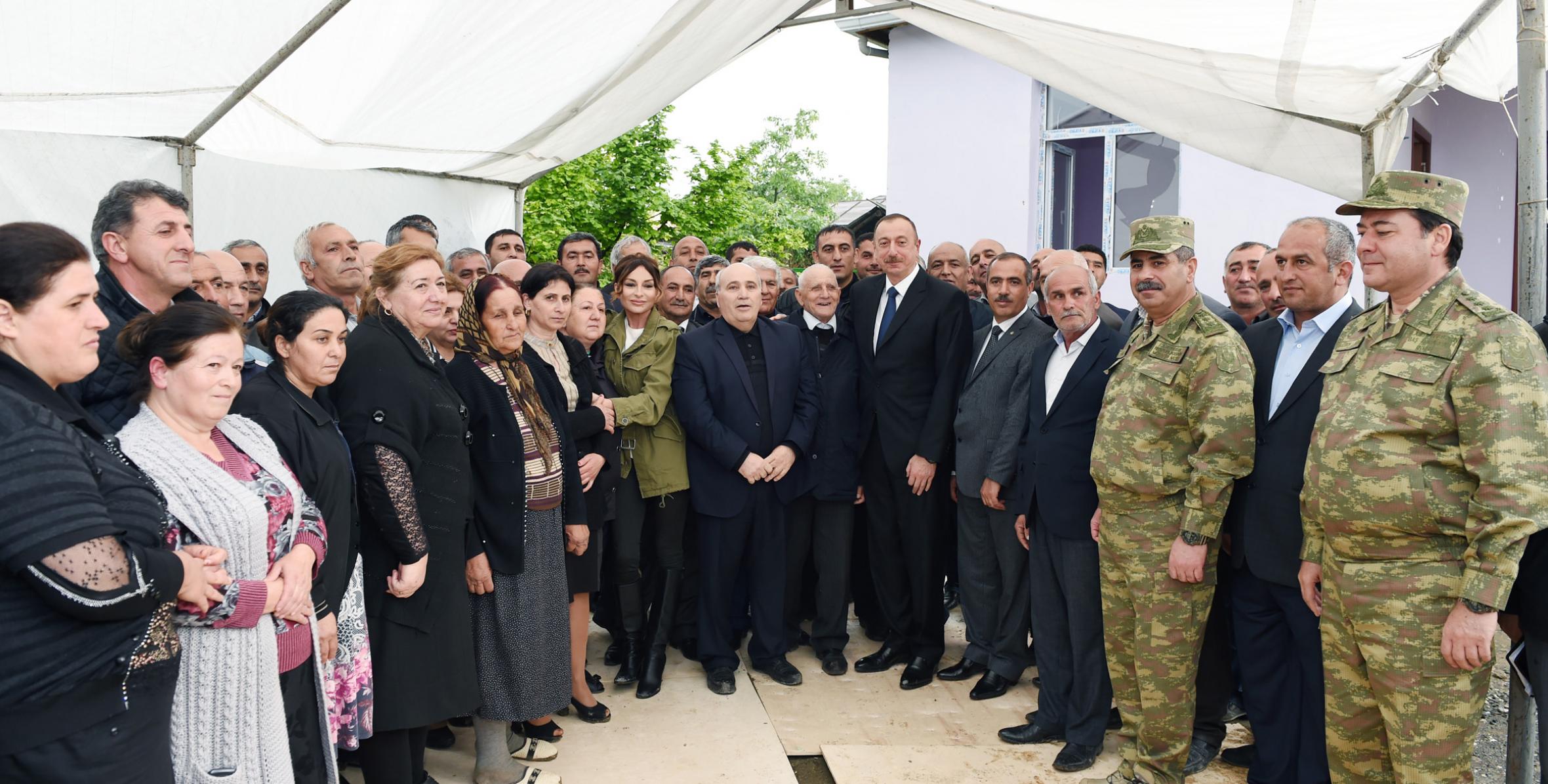 Ilham Aliyev met with residents of Makhrizli village, Agdam, on the line of contact