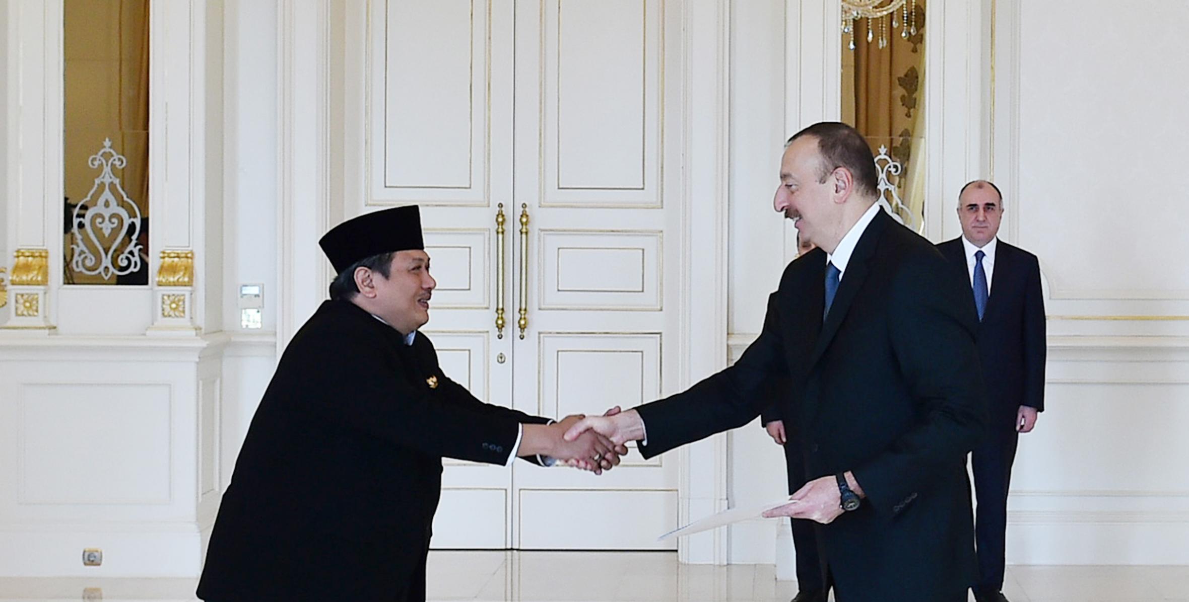 Ilham Aliyev received credentials of incoming Indonesian Ambassador