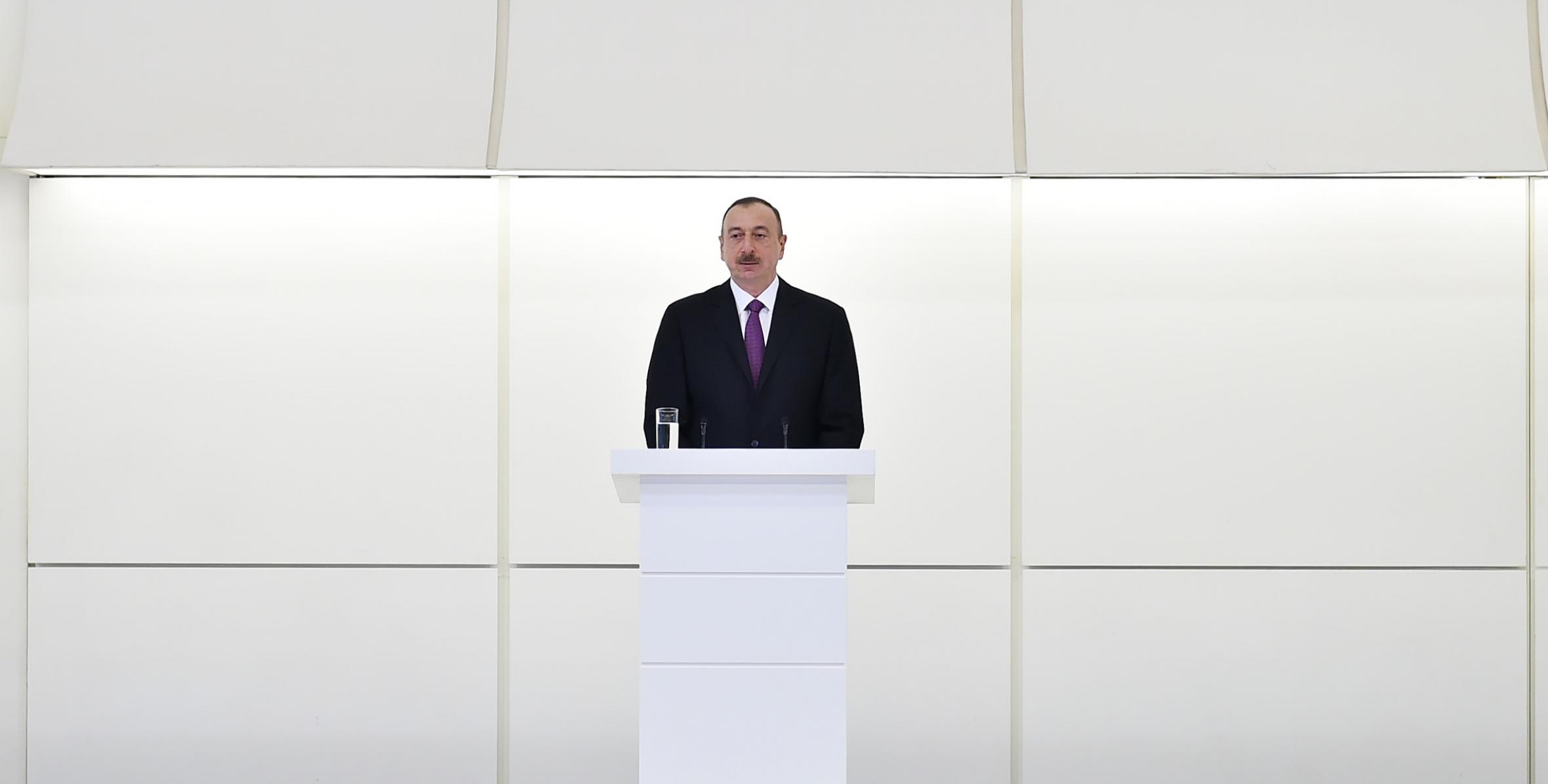 Речь Ильхама Алиева на официальном приеме по случаю 93-й годовщины со дня рождения общенационального лидера Гейдара Алиева и 71-й годовщины Победы над фашизмом