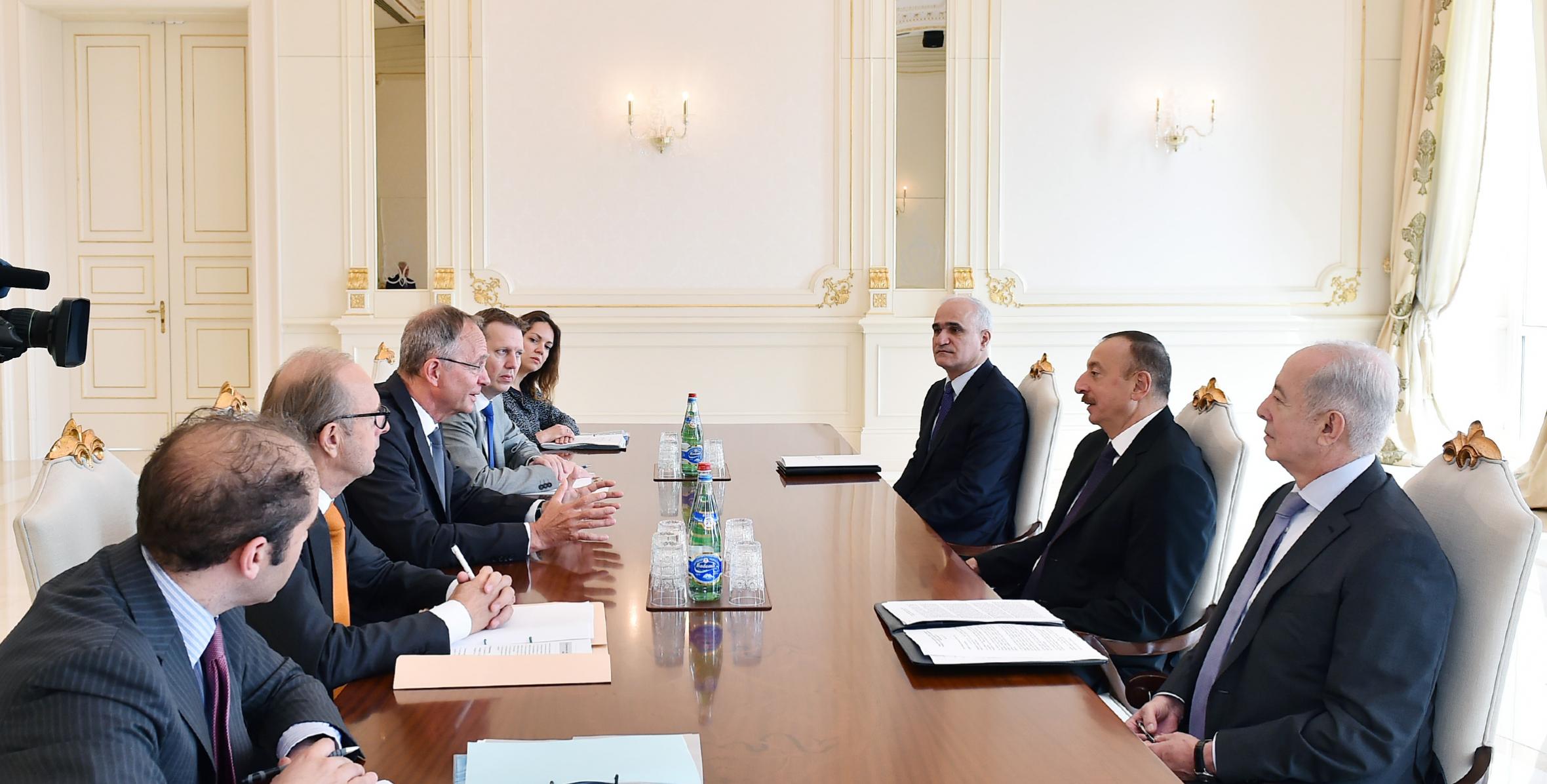 Ilham Aliyev received delegation led by Dutch Minister of Economic Affairs