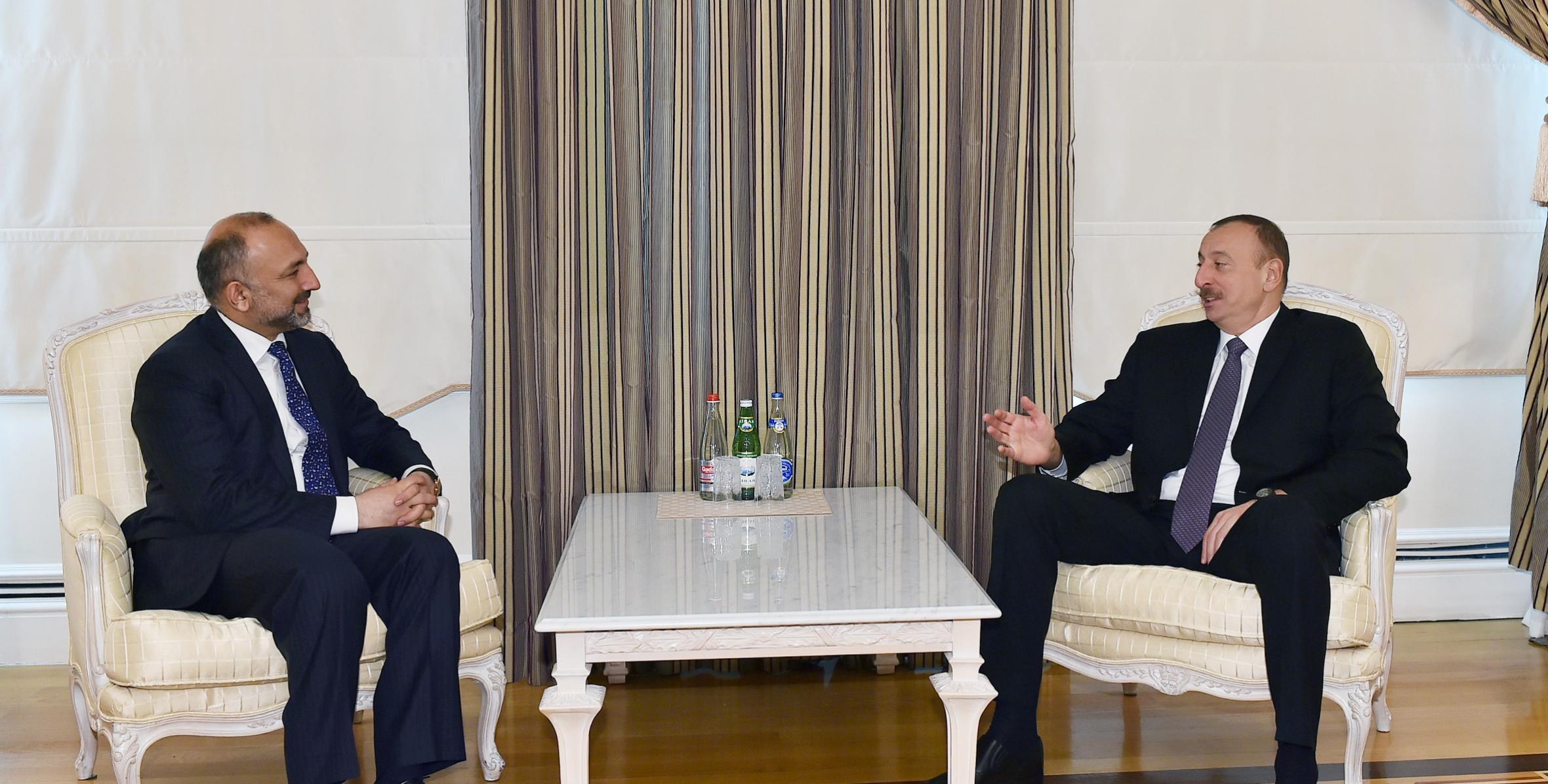 Ильхам Алиев принял секретаря Совета безопасности Афганистана