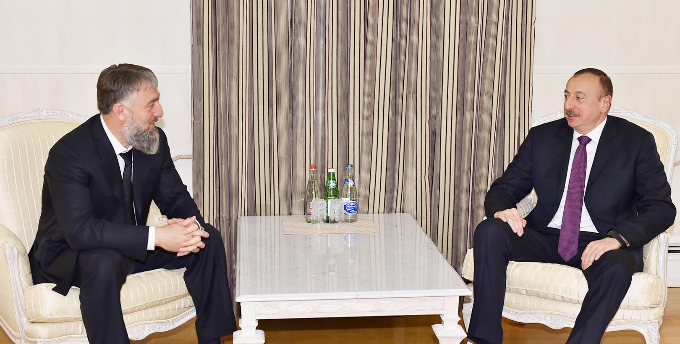 Ilham Aliyev received Personal Envoy of the Head of the Chechen Republic