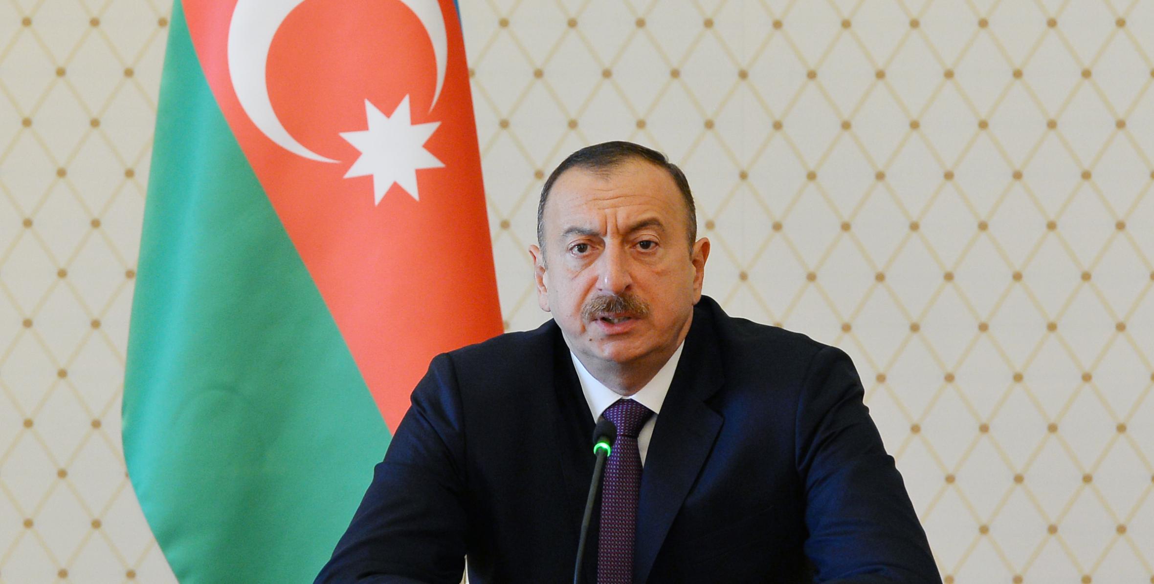 Речь Ильхама Алиева на приеме руководителей дипломатических представительств и международных организаций мусульманских стран в Азербайджане по случаю священного месяца Рамазан
