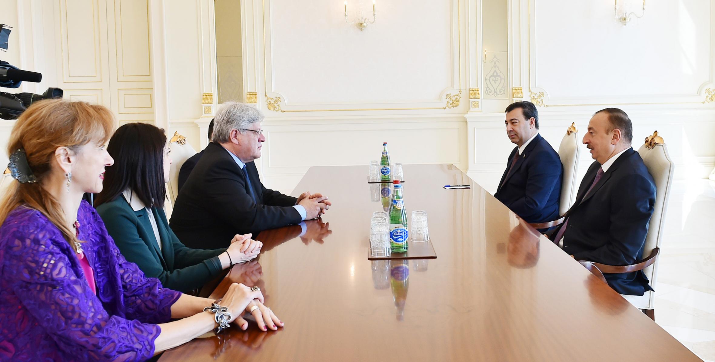 Ильхам Алиев принял содокладчиков Мониторингового комитета Парламентской ассамблеи Совета Европы