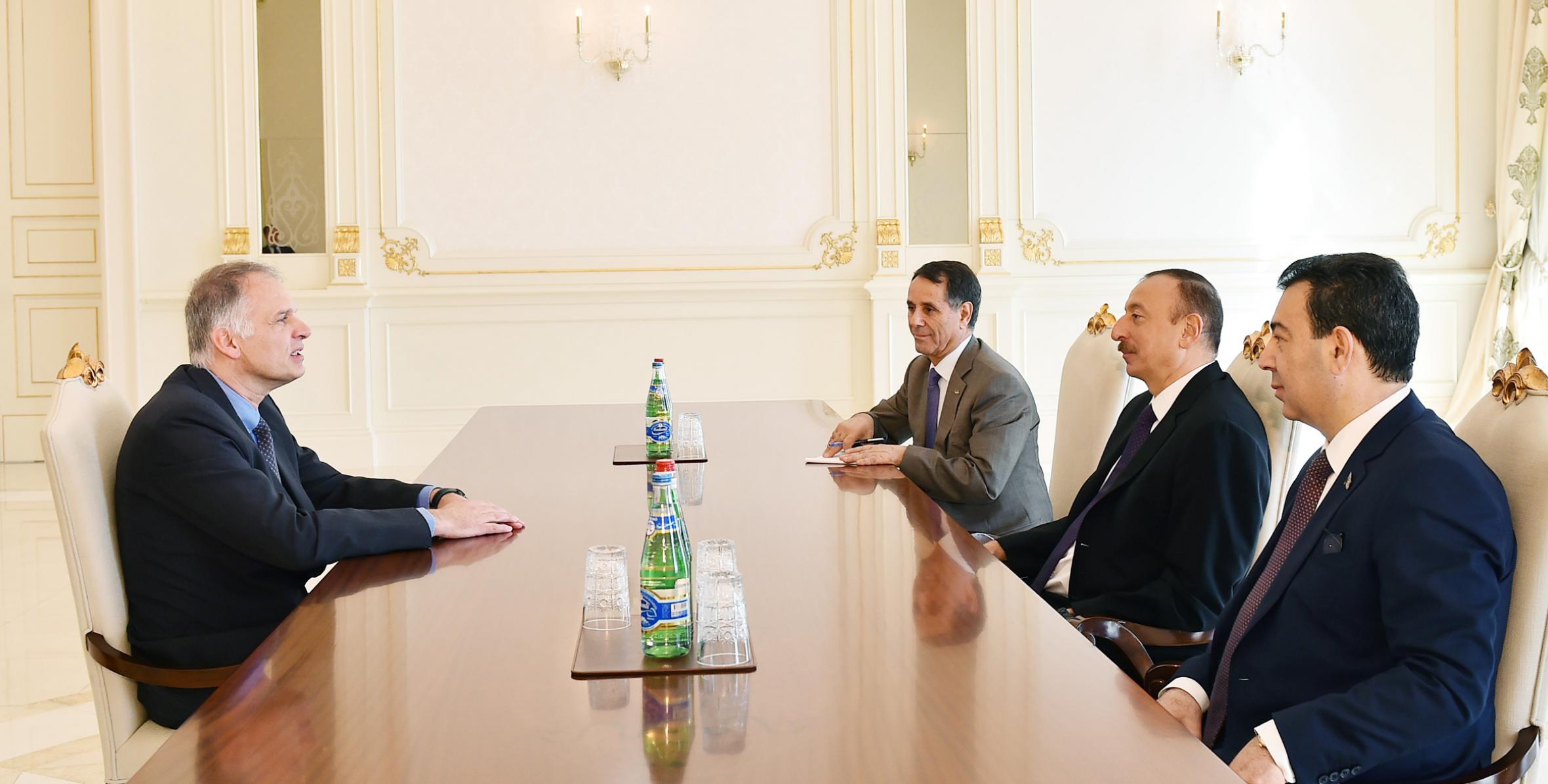 Ilham Aliyev received Belgian Senator, chairperson of PACE Committee, rapporteur on human rights in Azerbaijan Alain Destexhe