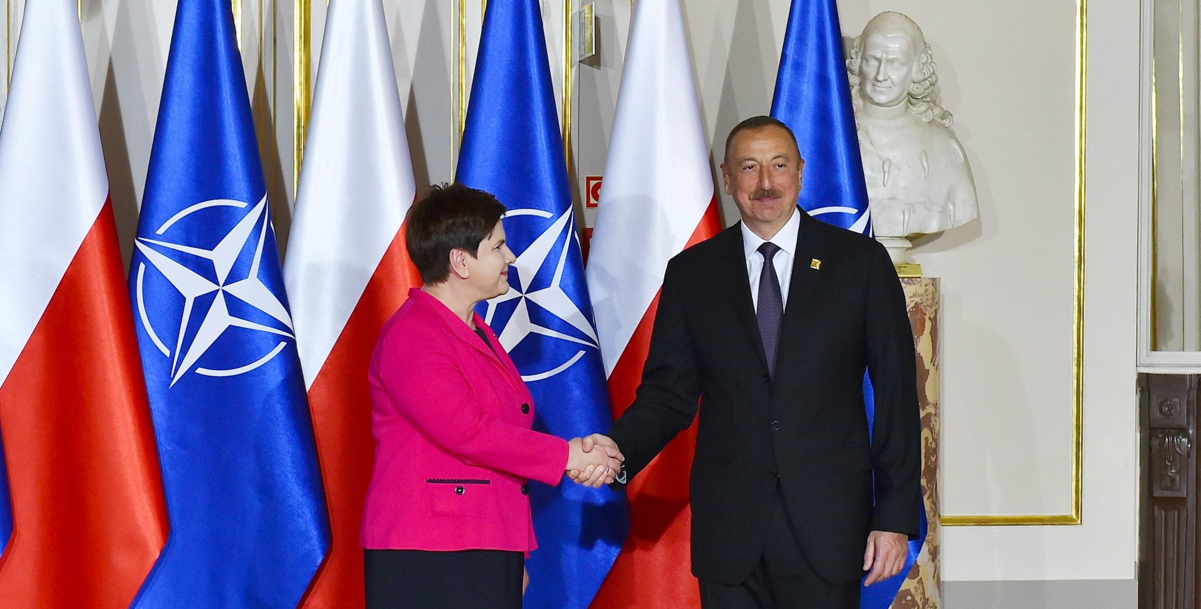 Ilham Aliyev attended a reception for NATO Summit participants