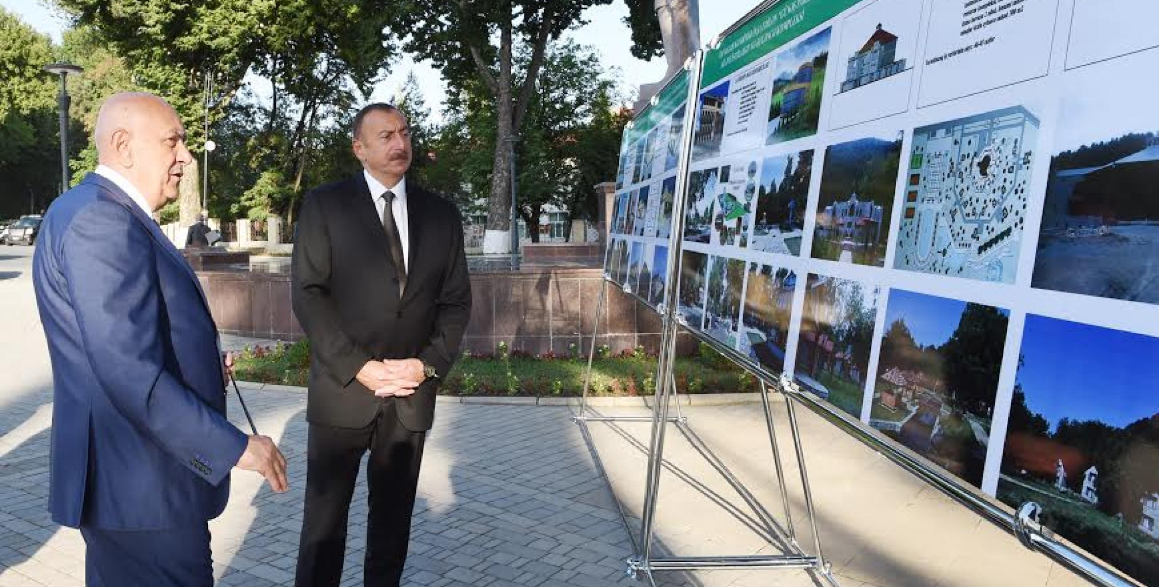 Ilham Aliyev arrived in Ismayilli district