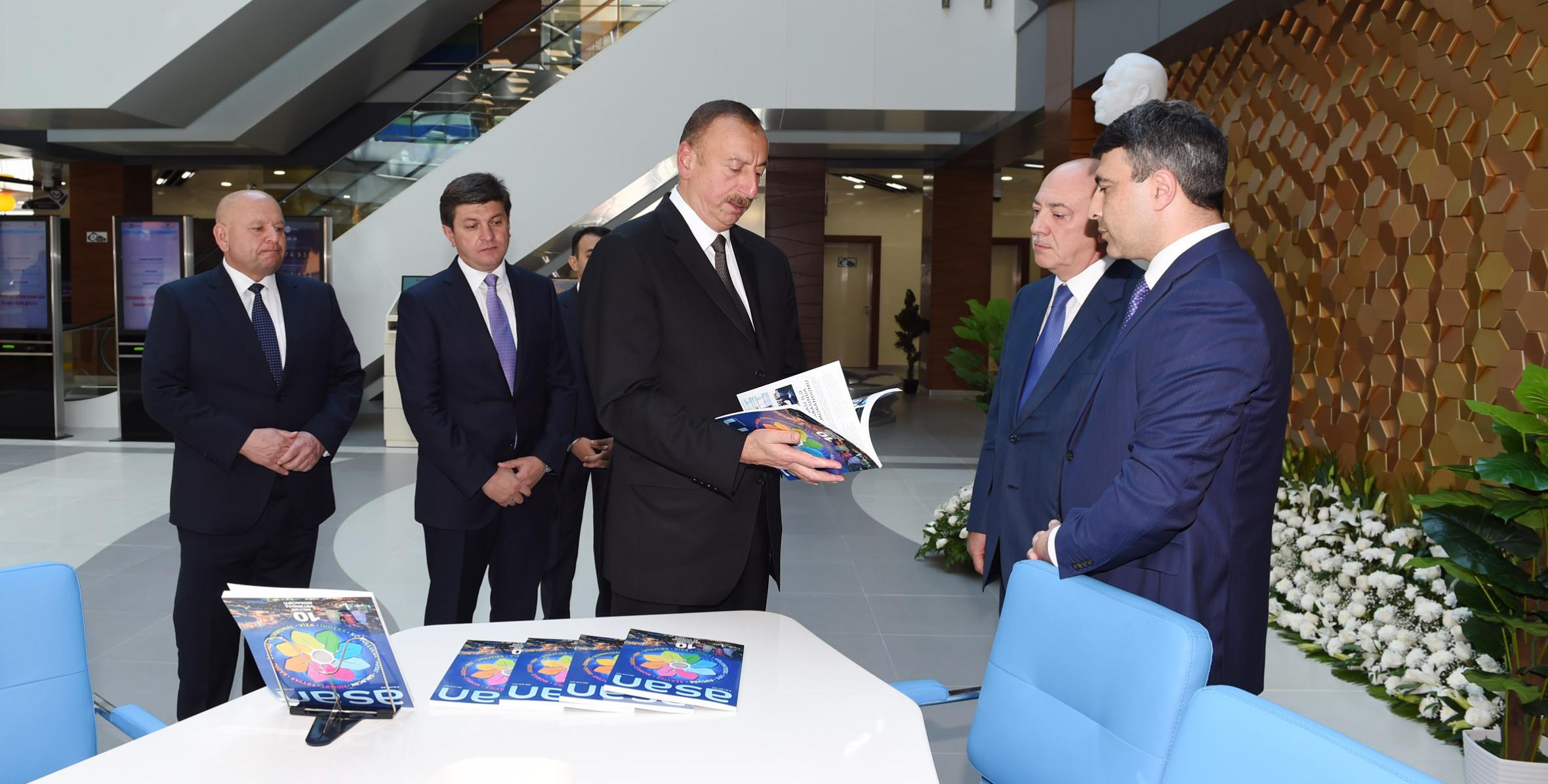Ильхам Алиев принял участие в открытии Габалинского регионального центра «ASAN xidmət»