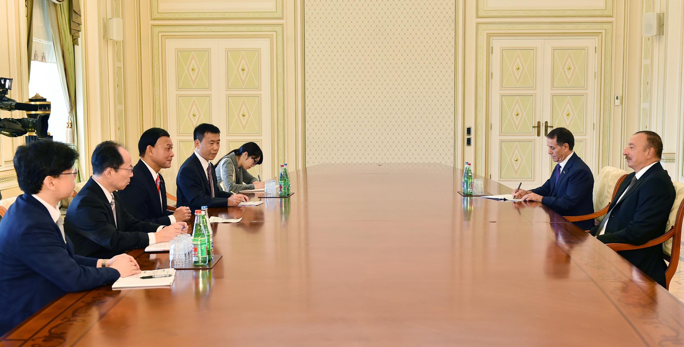 Ilham Aliyev received Japan`s Parliamentary Vice-Minister for Foreign Affairs