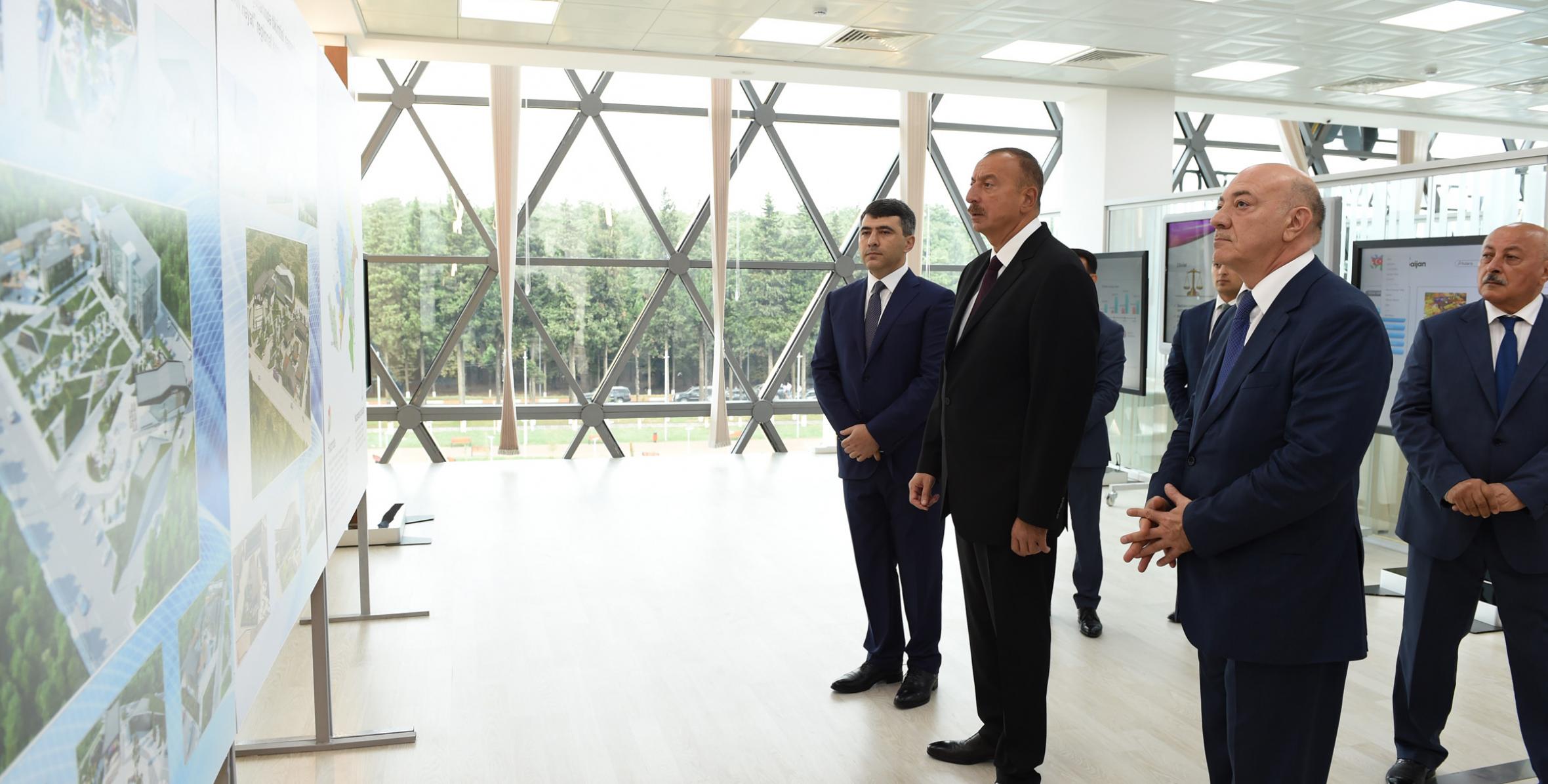 Ильхам Алиев открыл в Масаллы комплекс «ASAN həyat»