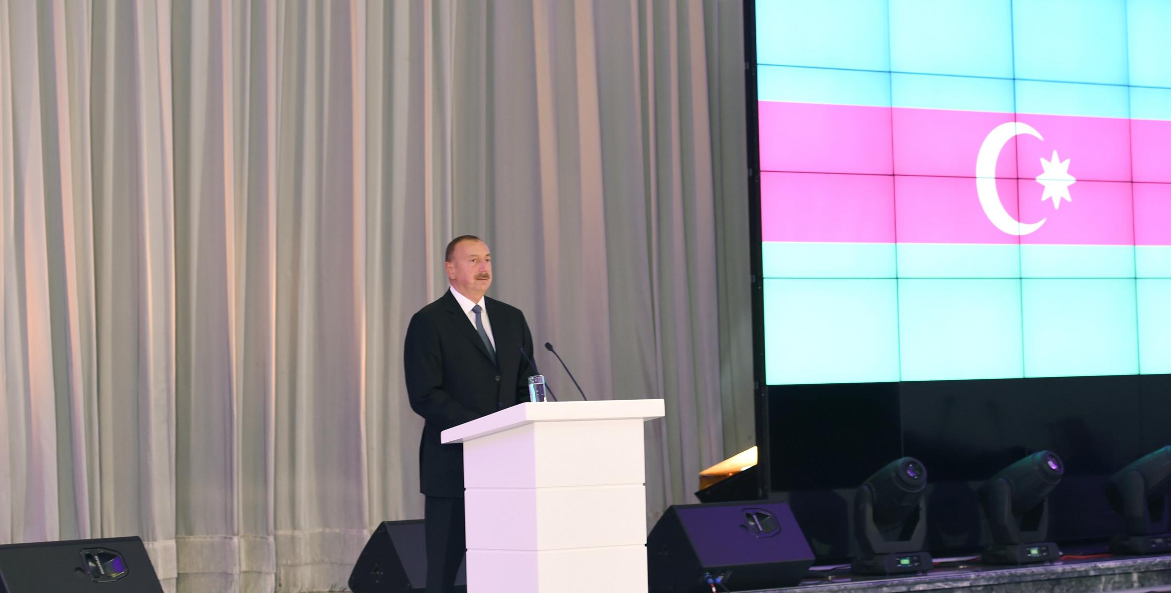 Речь Ильхама Алиева на встрече со спортсменами, участвовавшими в XXXI летних Олимпийских играх