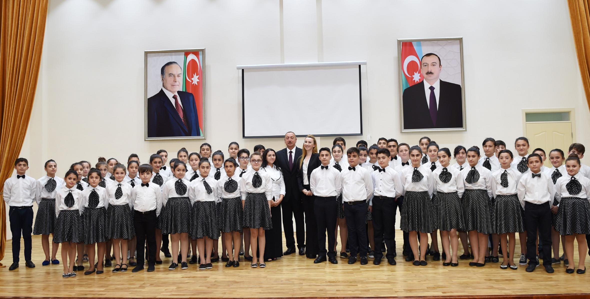 Ilham Aliyev inaugurated Children’s Arts School in Masalli