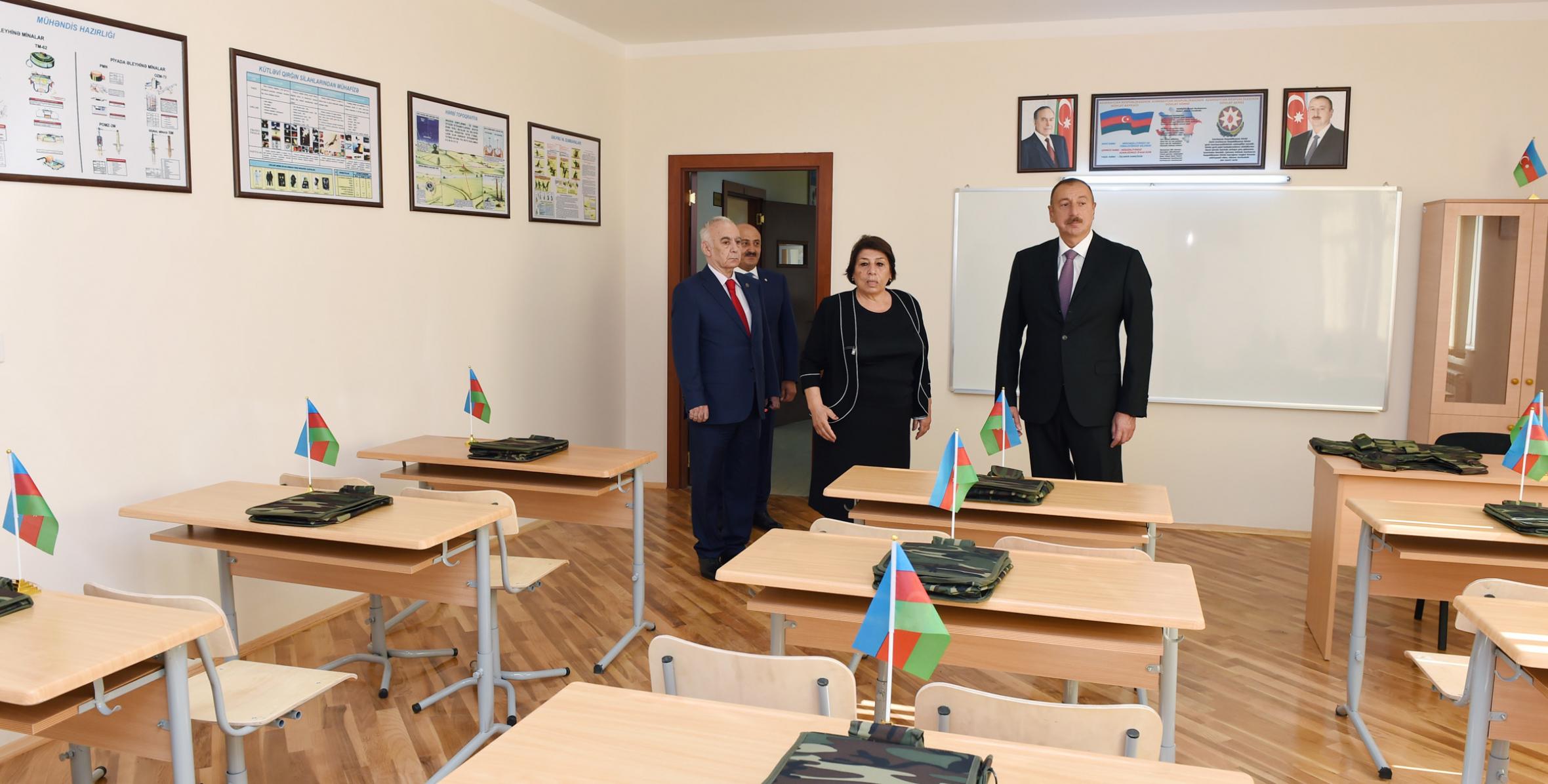 Ilham Aliyev viewed School No. 247 in Nasimi District after major overhaul