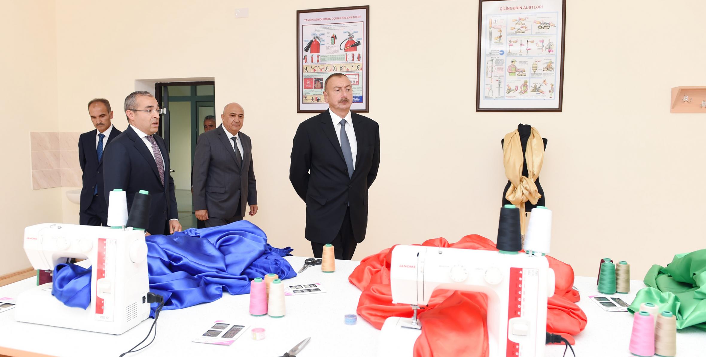 Ilham Aliyev opened new building of secondary school in Hil village, Qusar