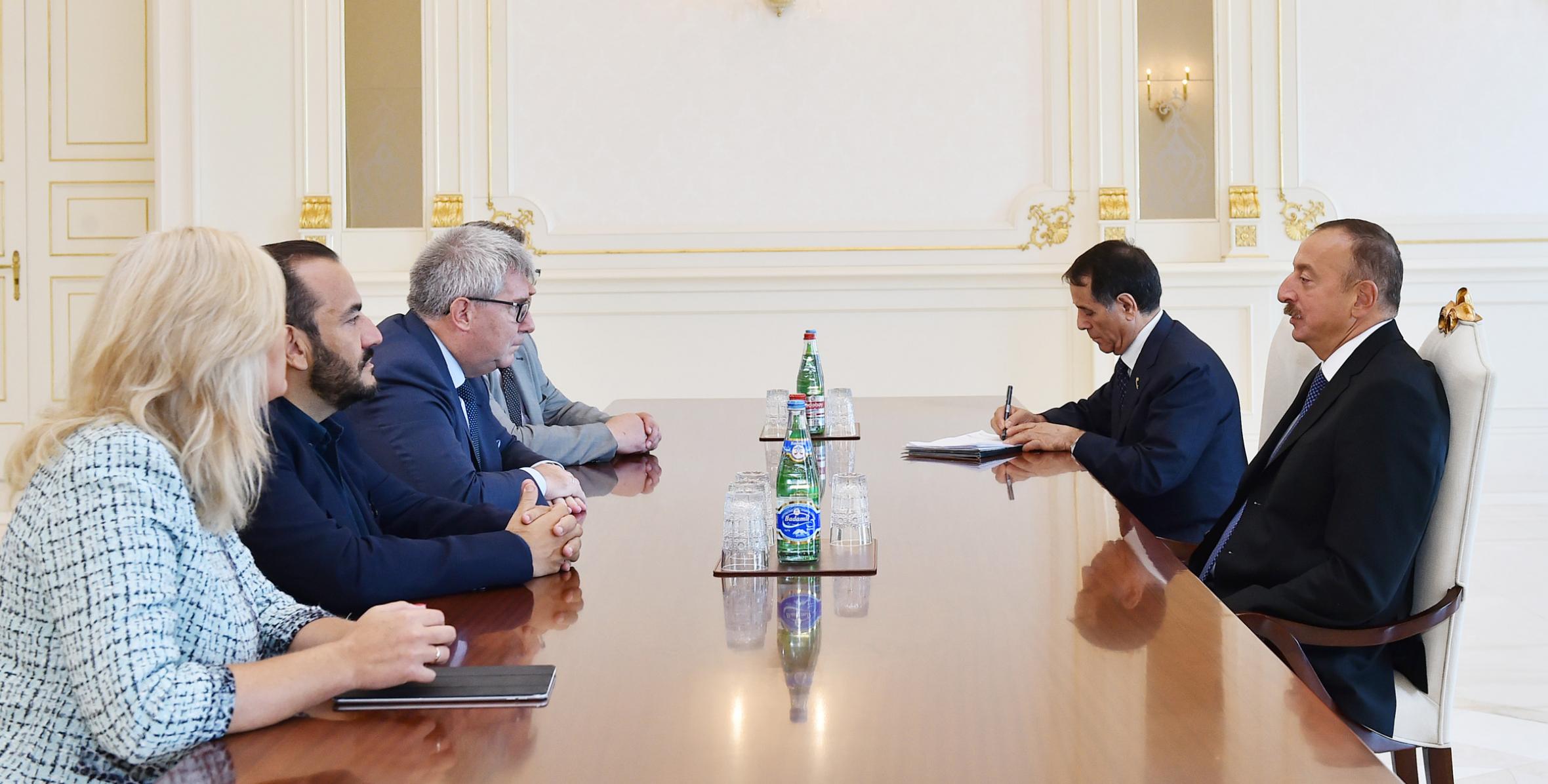 Ilham Aliyev received Vice-President of the European Parliament