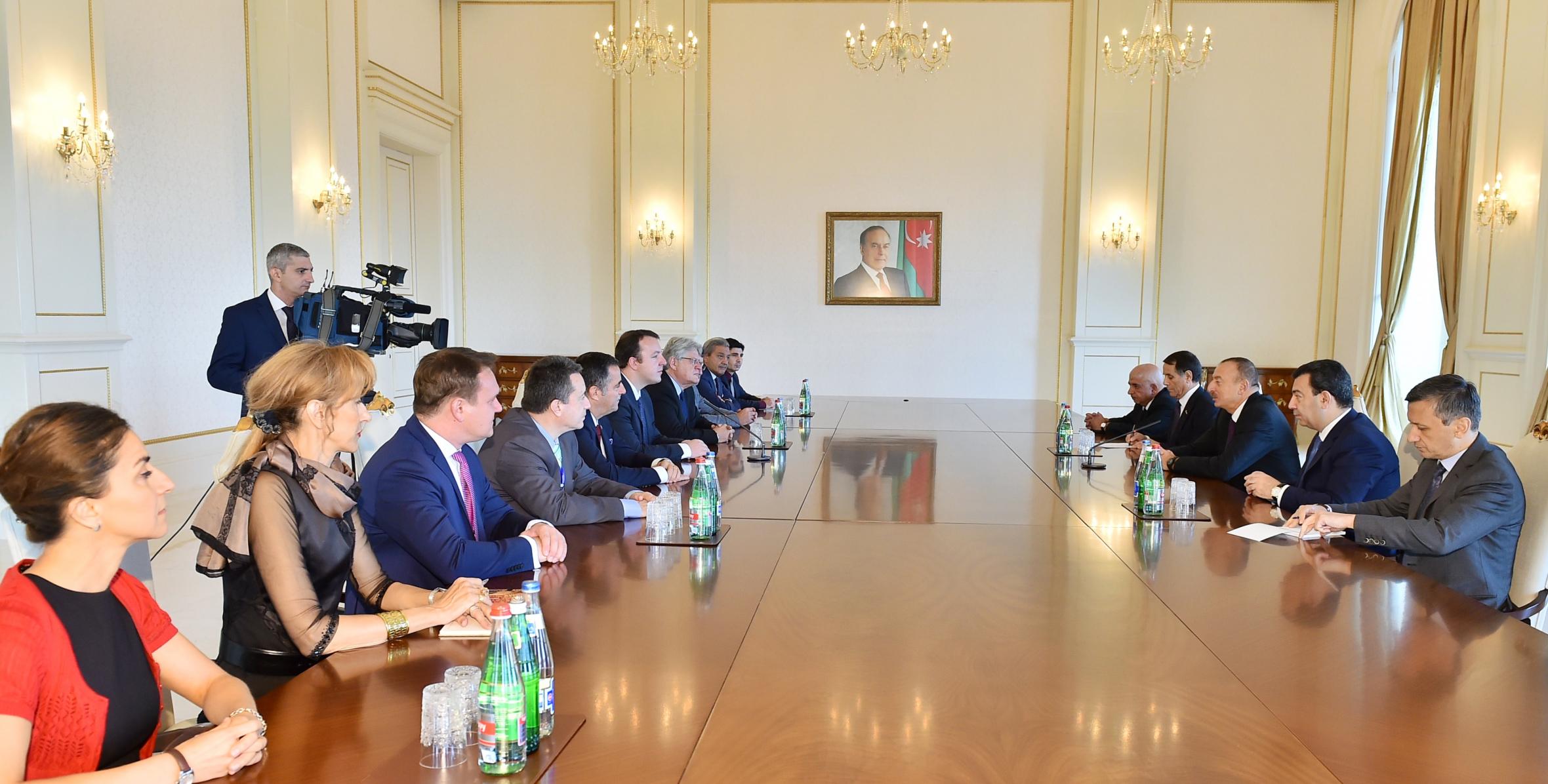 Ilham Aliyev received PACE Referendum Assessment Mission