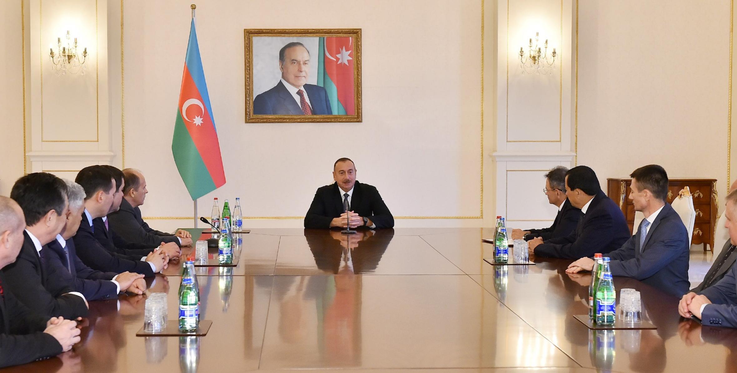 Ильхам Алиев принял участников проходящего в Баку заседания Совета руководителей органов безопасности и спецслужб государств–участников СНГ