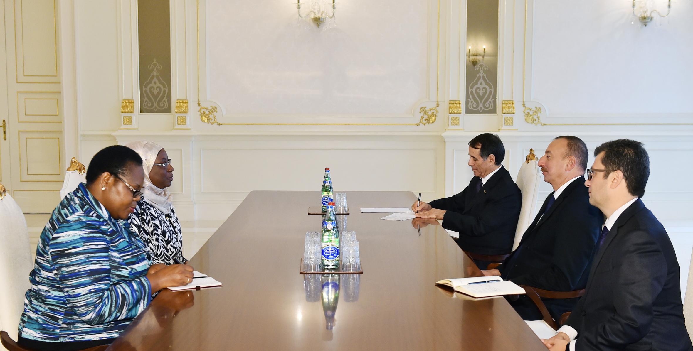 Ilham Aliyev received African Union Commissioner for Political Affairs