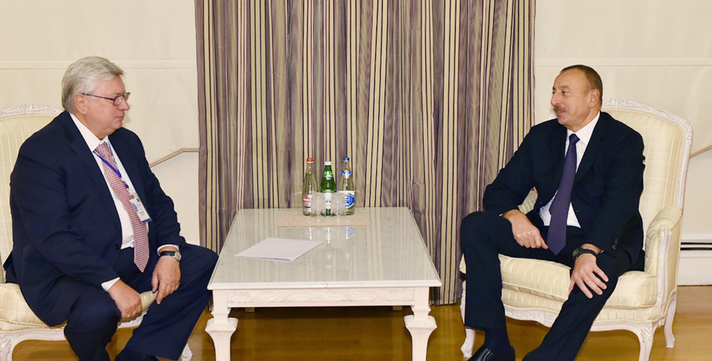 Ilham Aliyev received Rector of Moscow State Institute of International Relations
