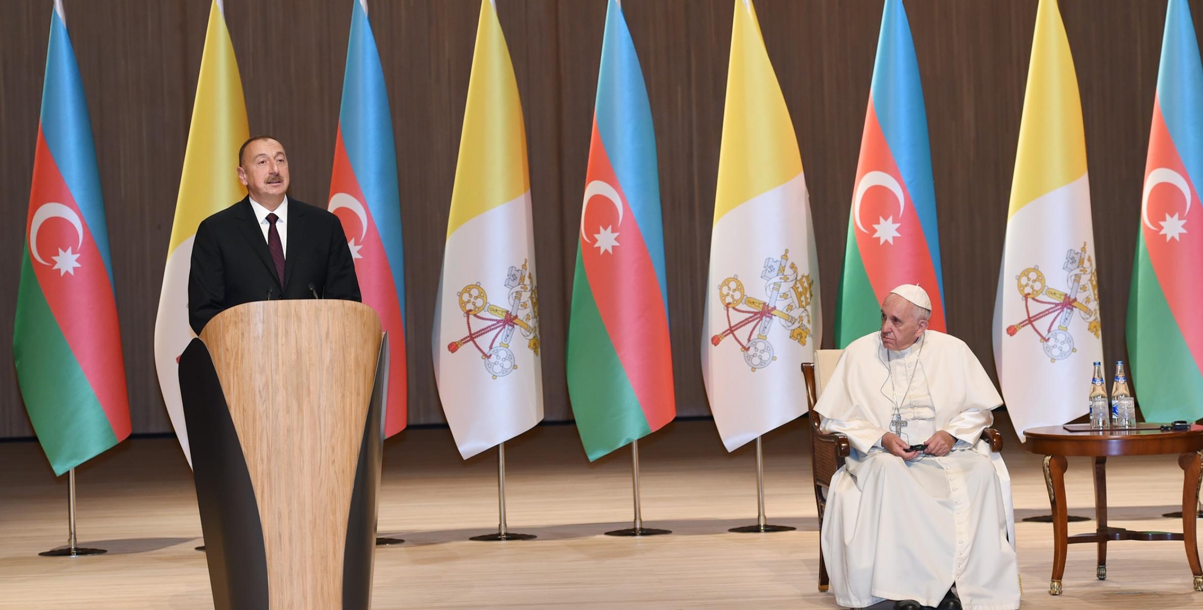 Speech by Ilham Aliyev in front of representatives of the general public at the Heydar Aliyev Center
