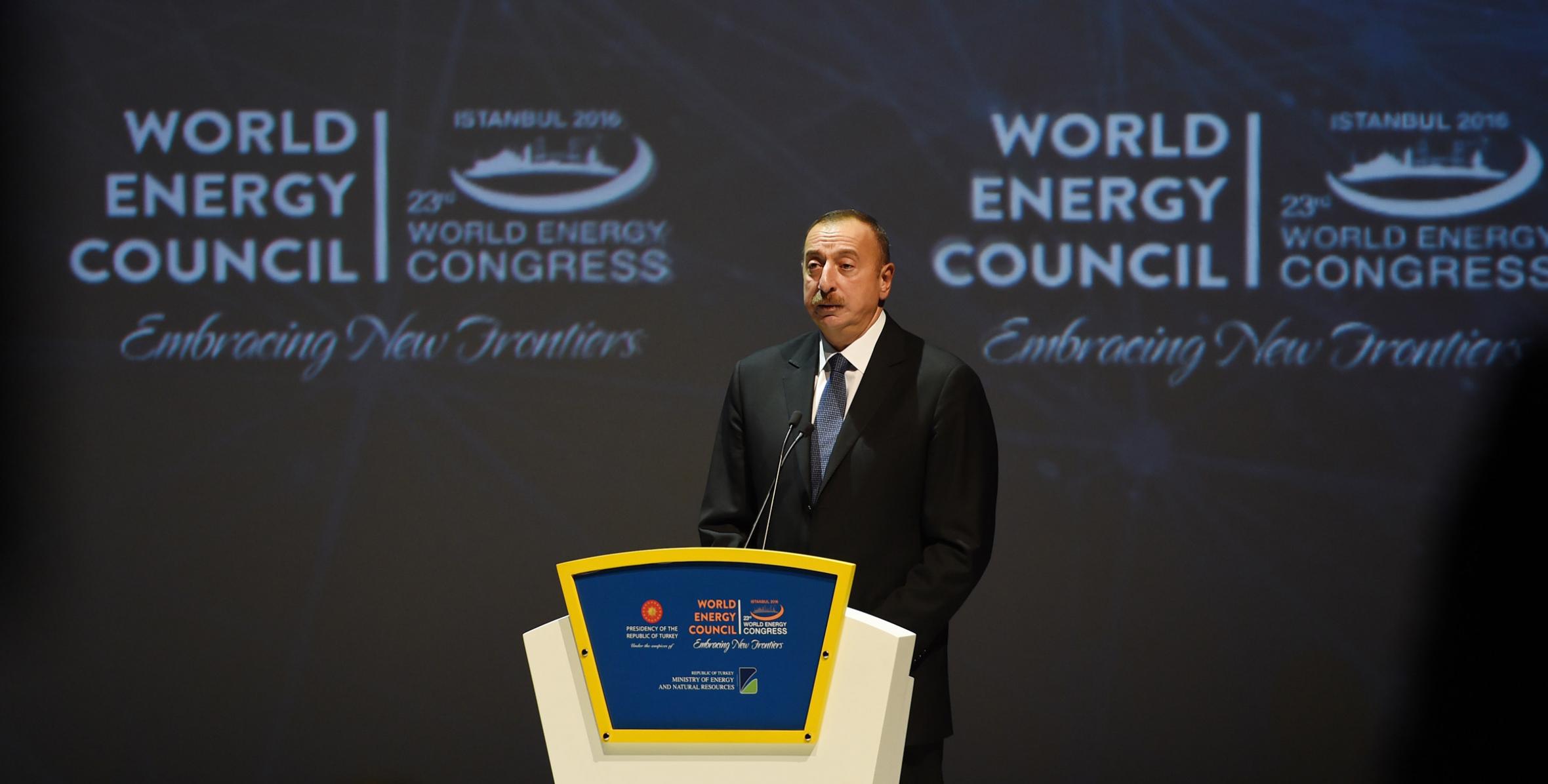 Ilham Aliyev attended the 23rd World Energy Congress
