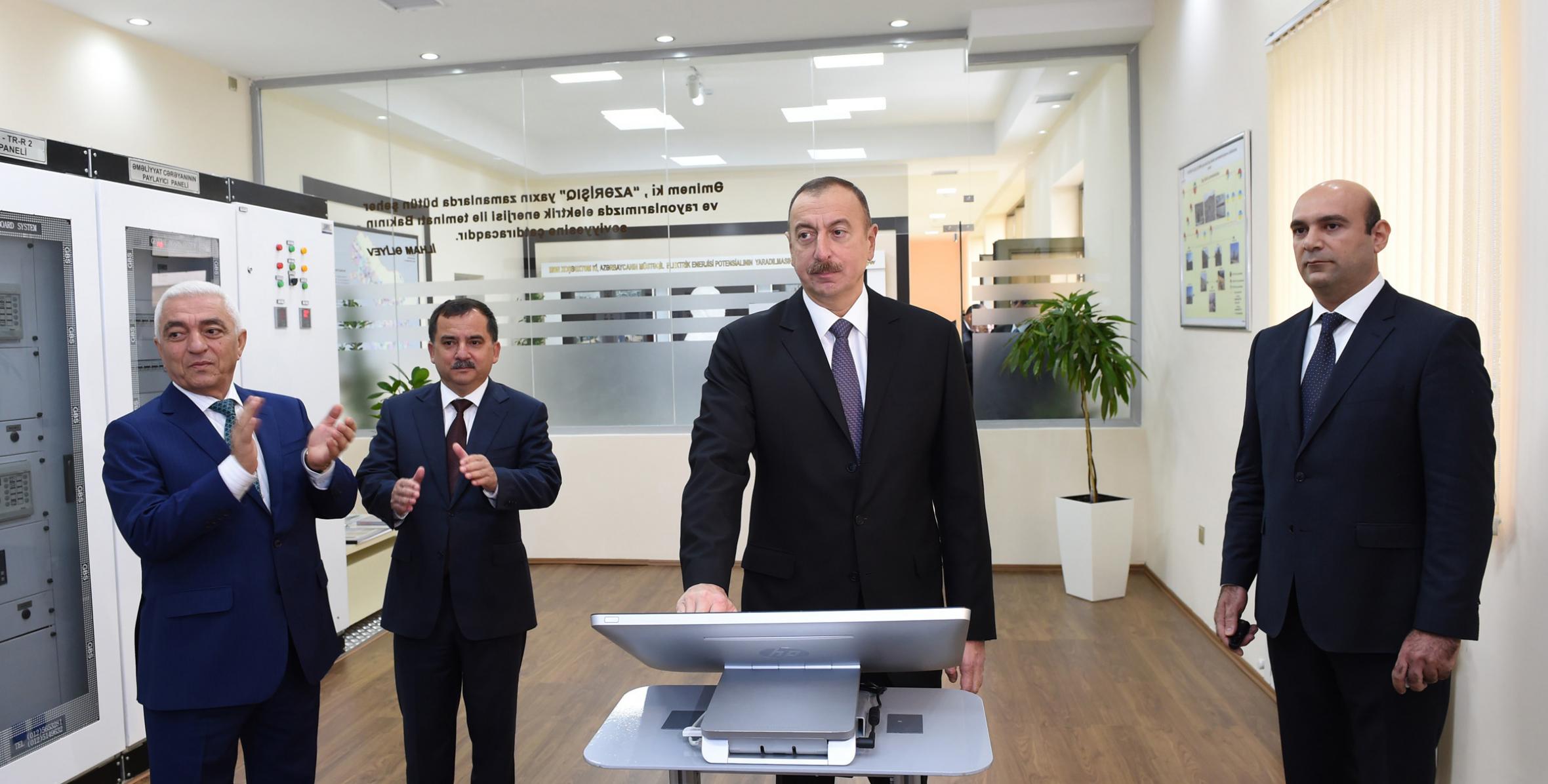 Visit of Ilham Aliyev to the regions of Qazakh  and Aghstafa