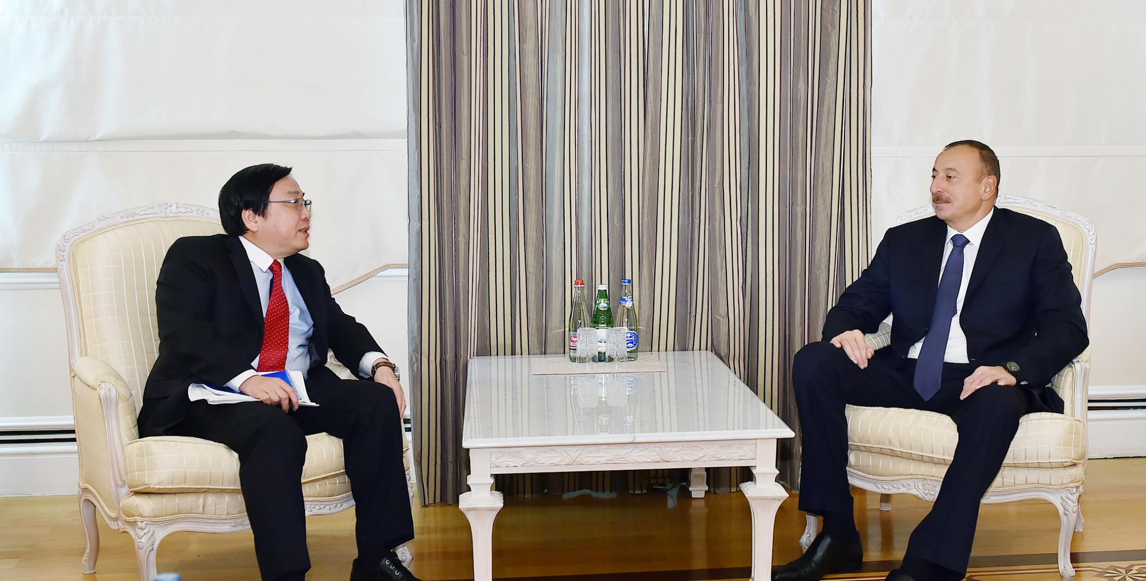 Ilham Aliyev received Vice-President of Asian Development Bank