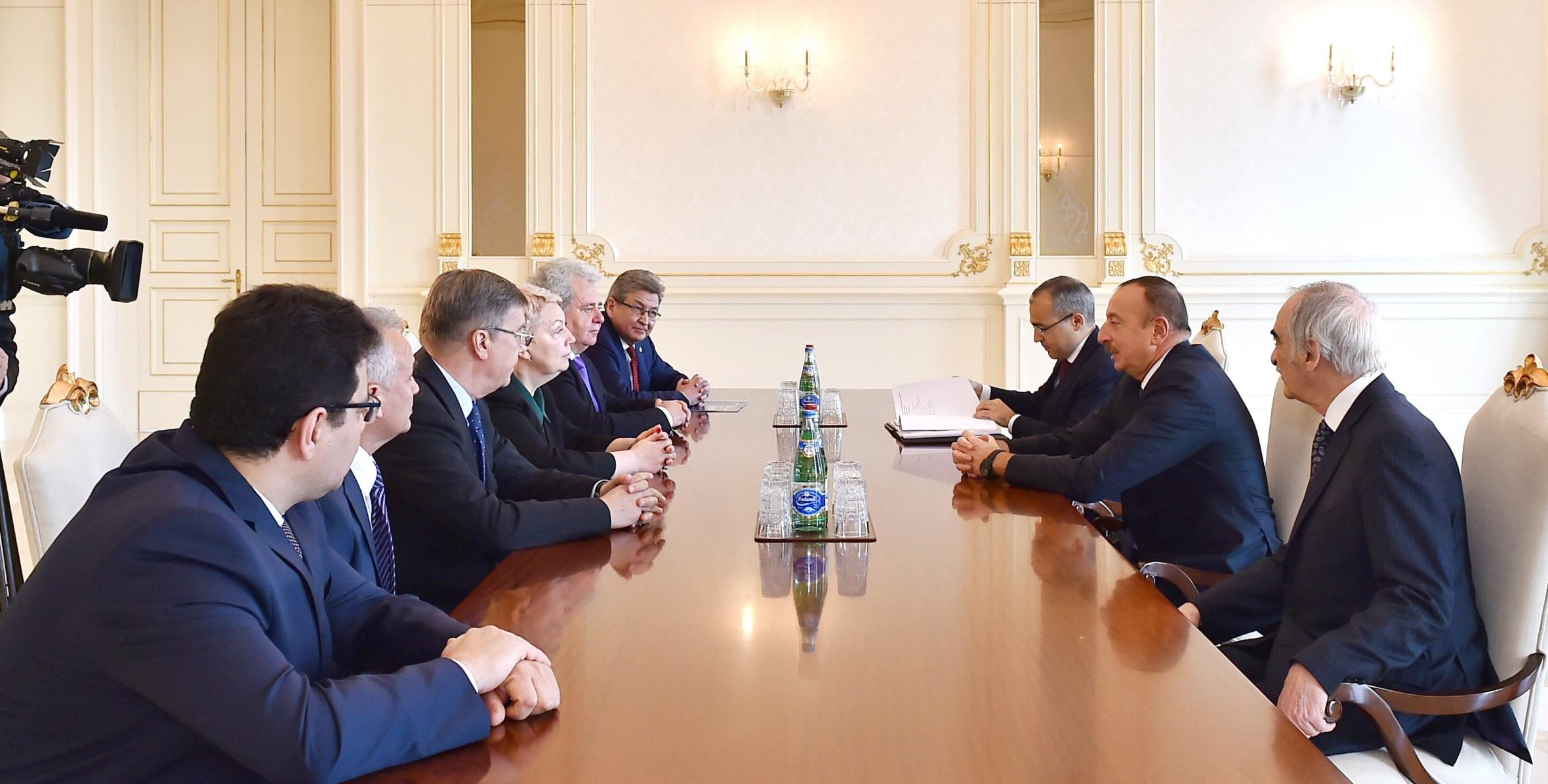 Ilham Aliyev received delegation led by Russian minister of education and science
