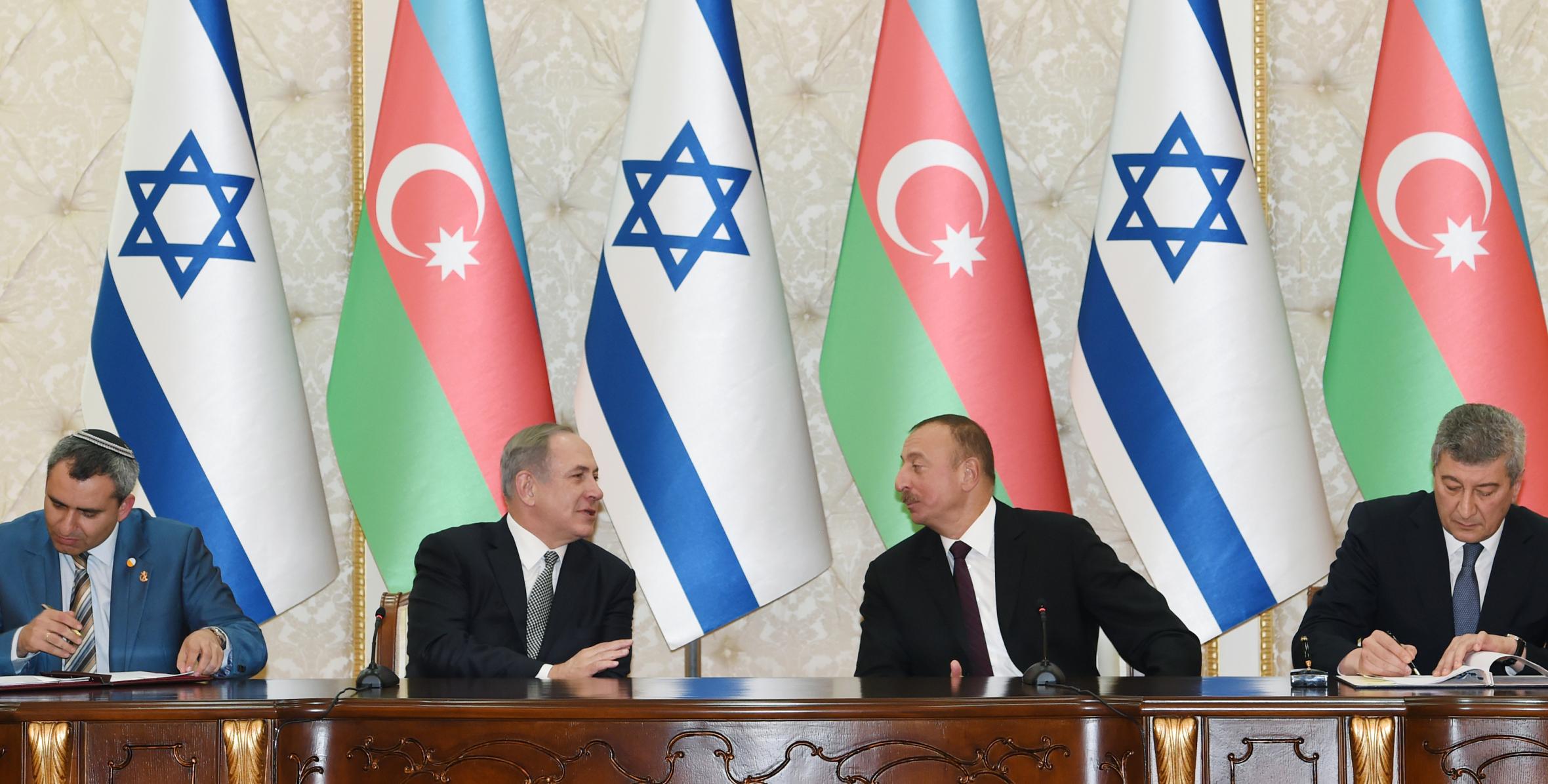 Состоялось подписание азербайджано-израильских документов