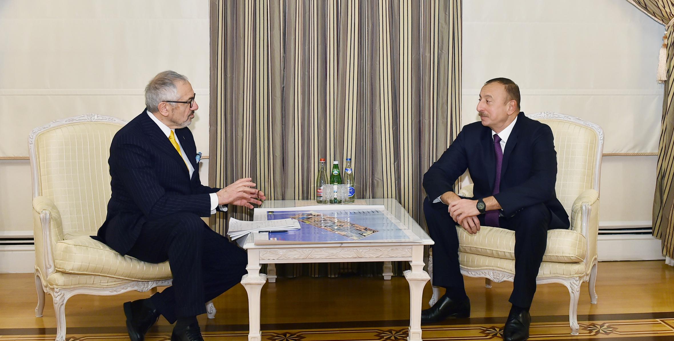 Ильхам Алиев принял руководителя правления компании Danieli & C. Officine Meccaniche S.p.A