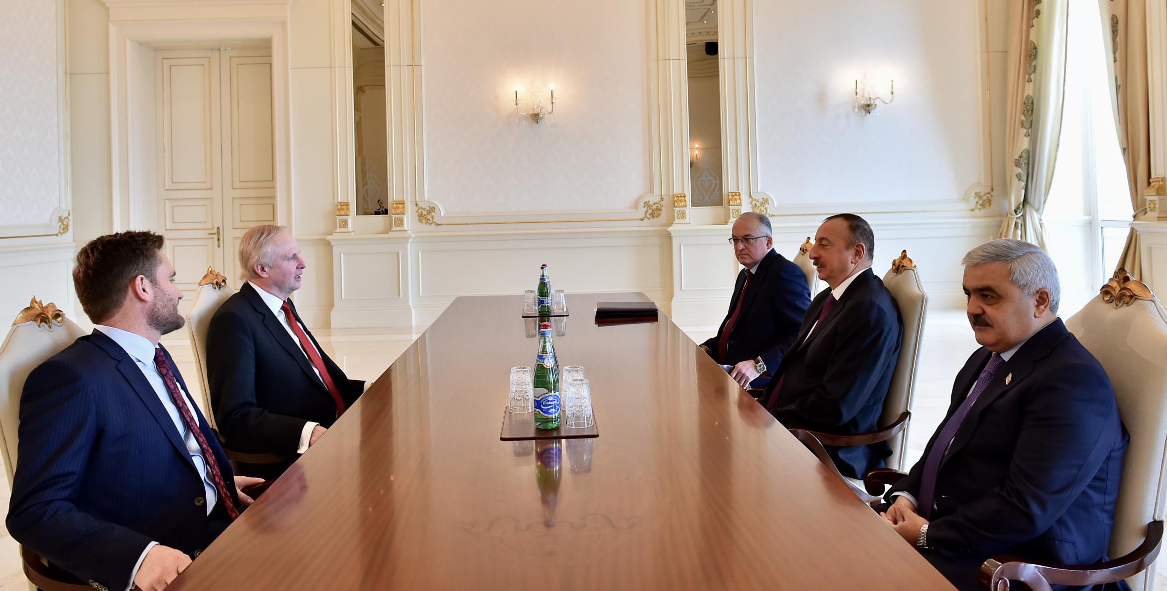 Ильхам Алиев принял президента компании ВР