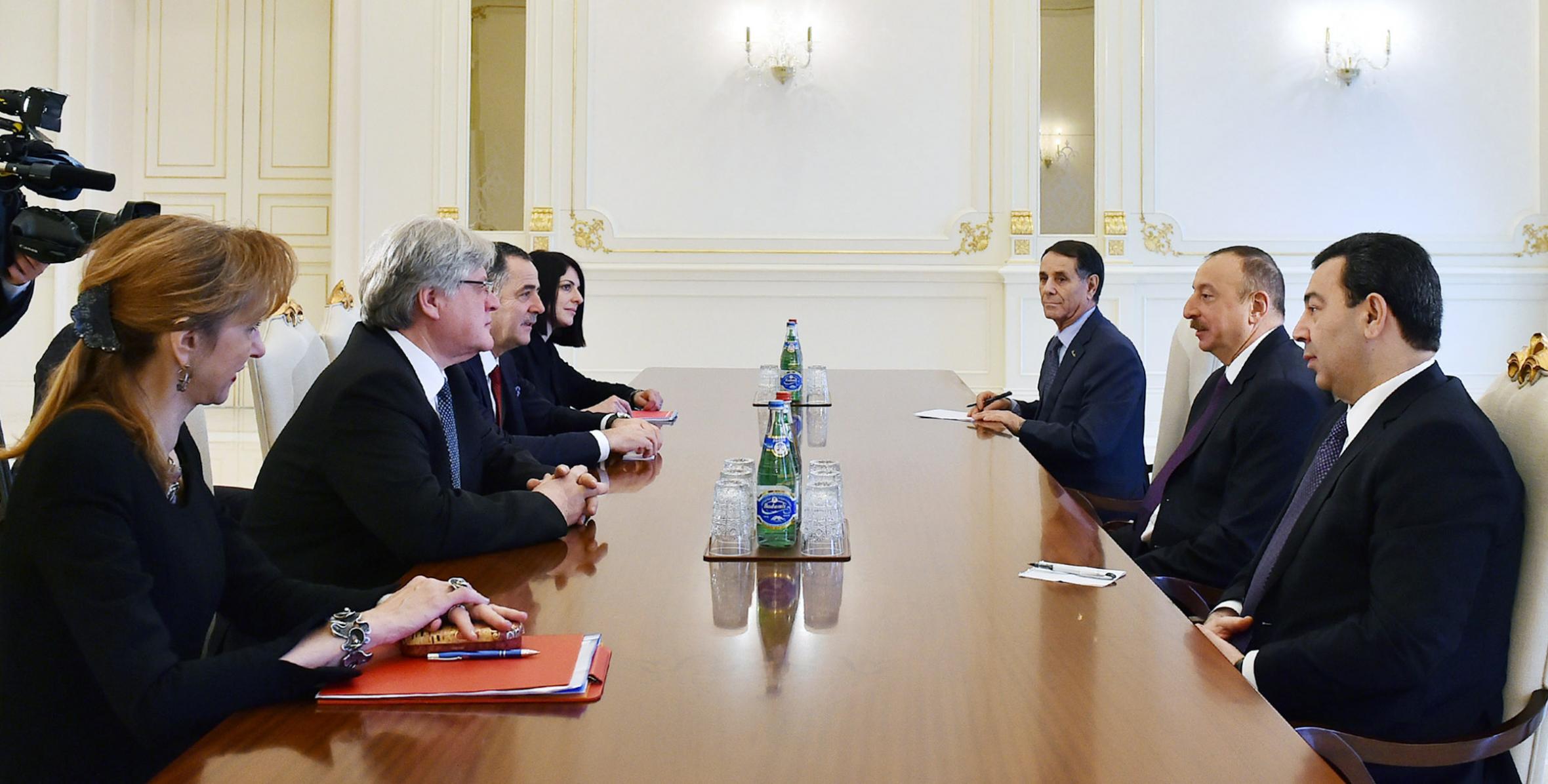 Ilham Aliyev receives co-rapporteurs of PACE Monitoring Committee