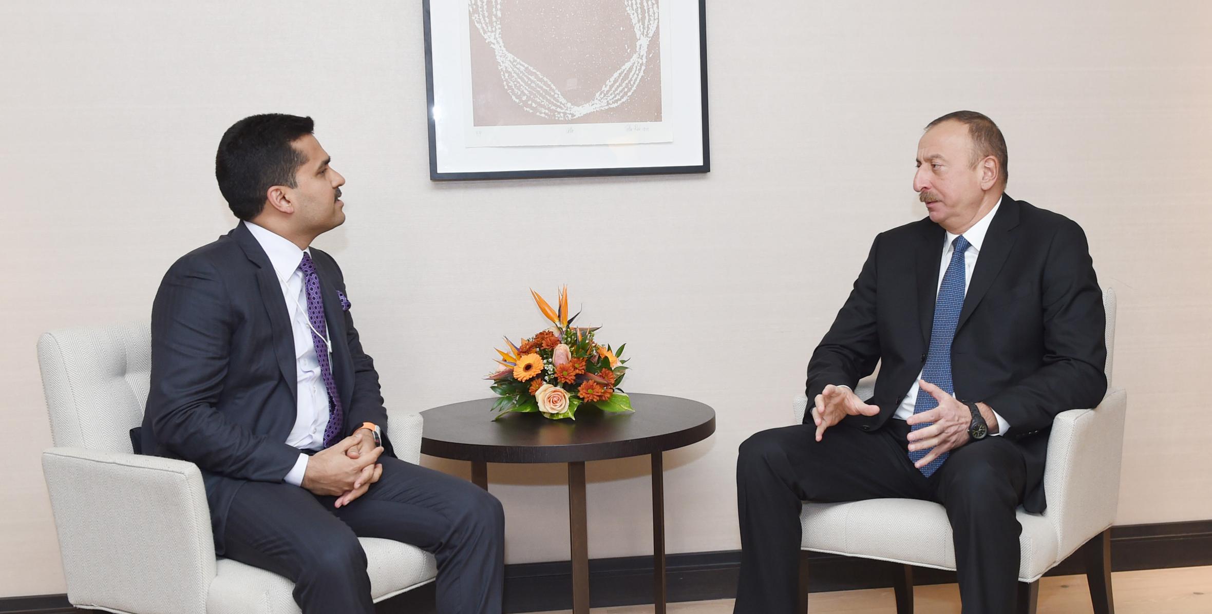 Ильхам Алиев встретился с директором компании VPS Healthcare Объединенных Арабских Эмиратов