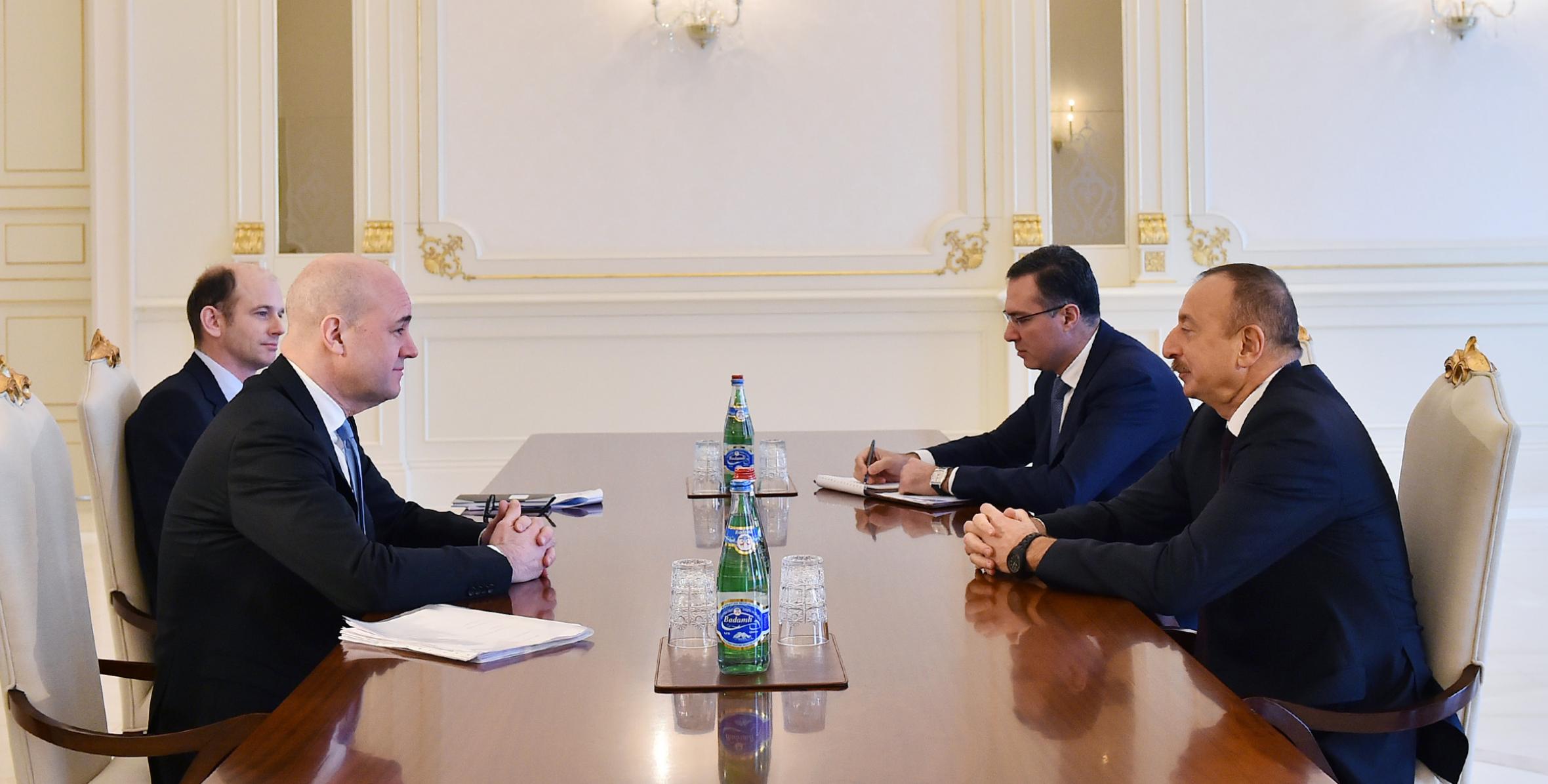 Ильхам Алиев принял председателя правления Инициативы прозрачности добывающих отраслей