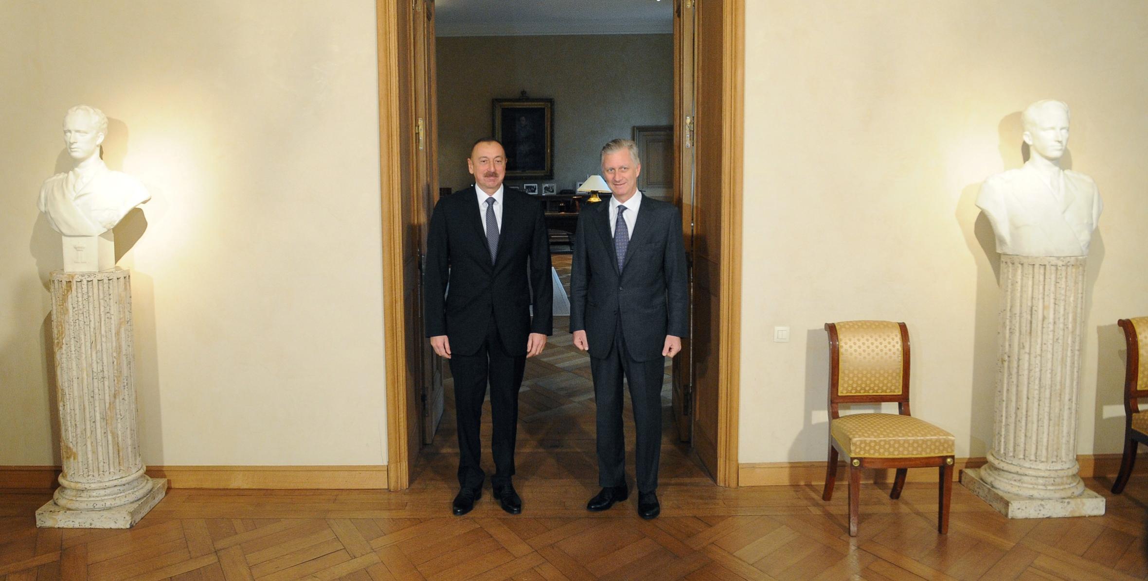 В Брюсселе состоялась встреча Ильхама Алиева и Короля Бельгии Филиппа
