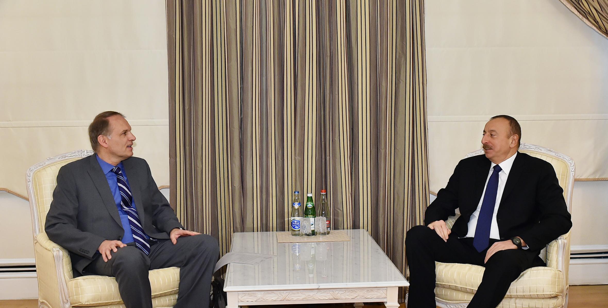 Ilham Aliyev received rapporteur on Azerbaijan of PACE Committee on Legal Affairs and Human Rights
