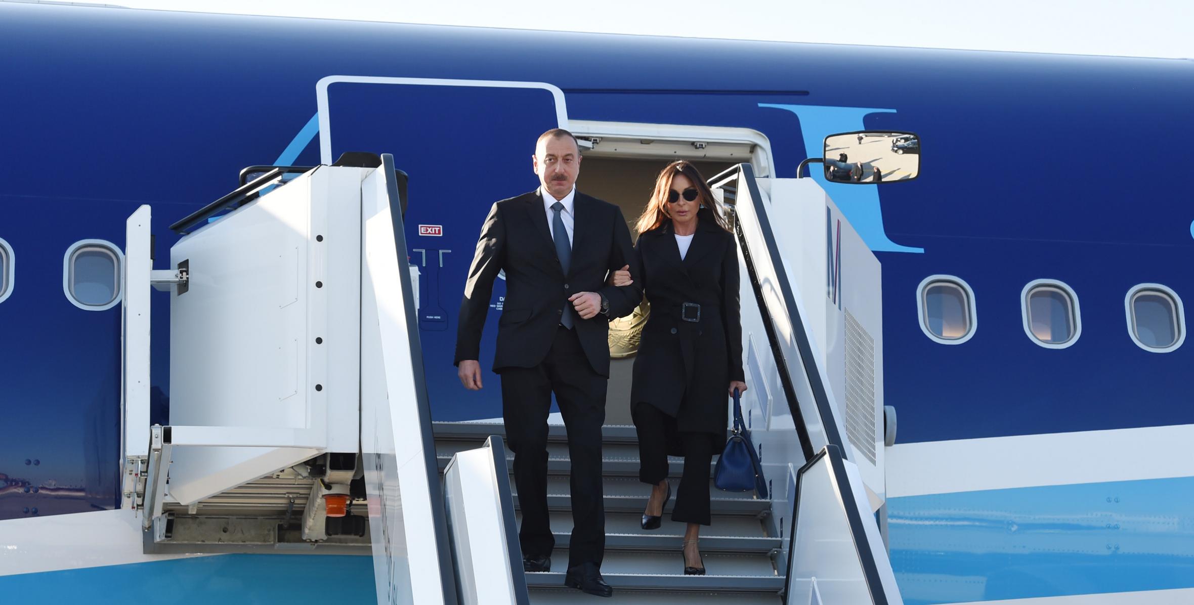 Ильхам Алиев прибыл с рабочим визитом в Германию