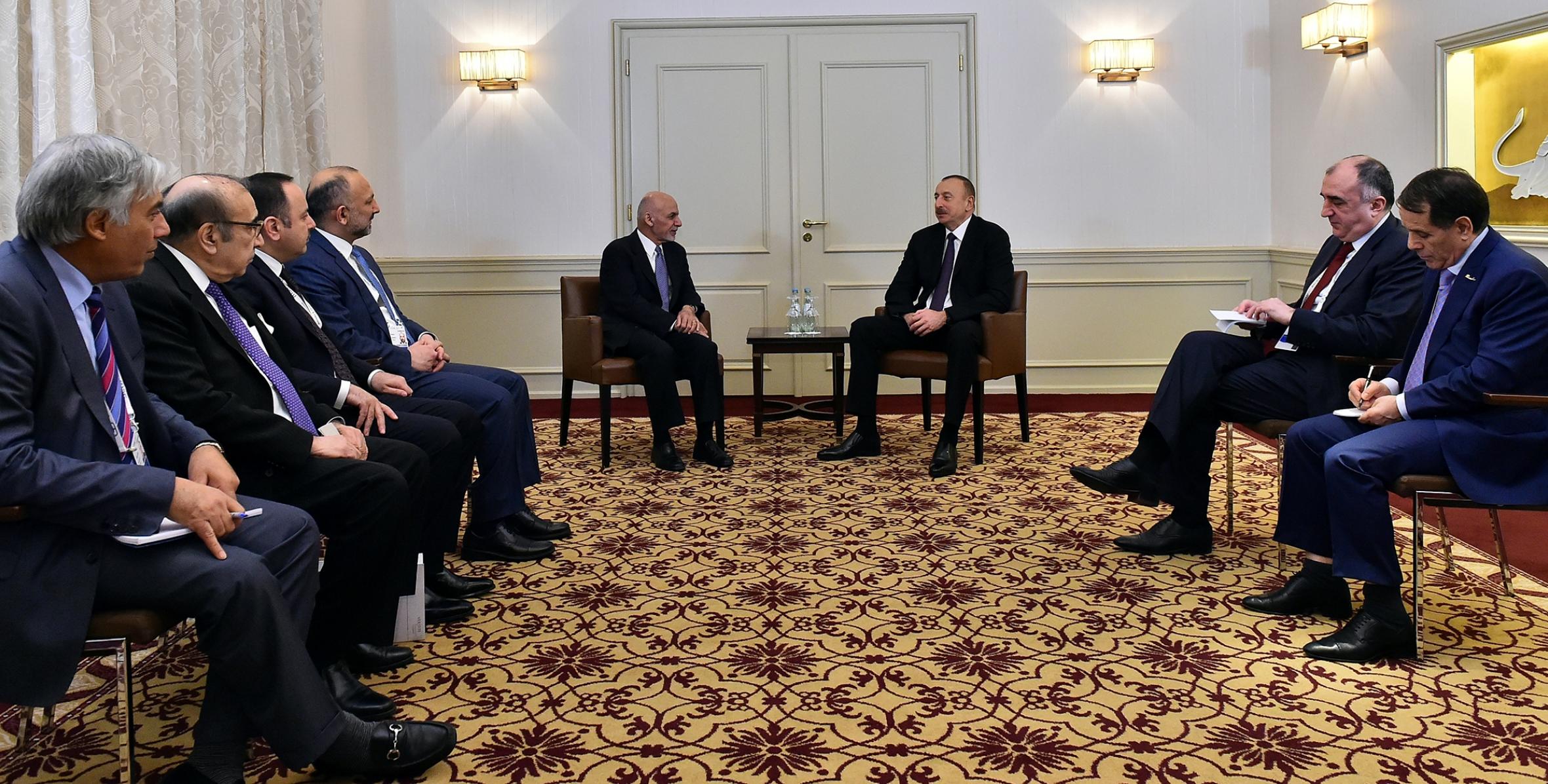 Ilham Aliyev met with Afghan President Mohammad Ashraf Ghani in Munich