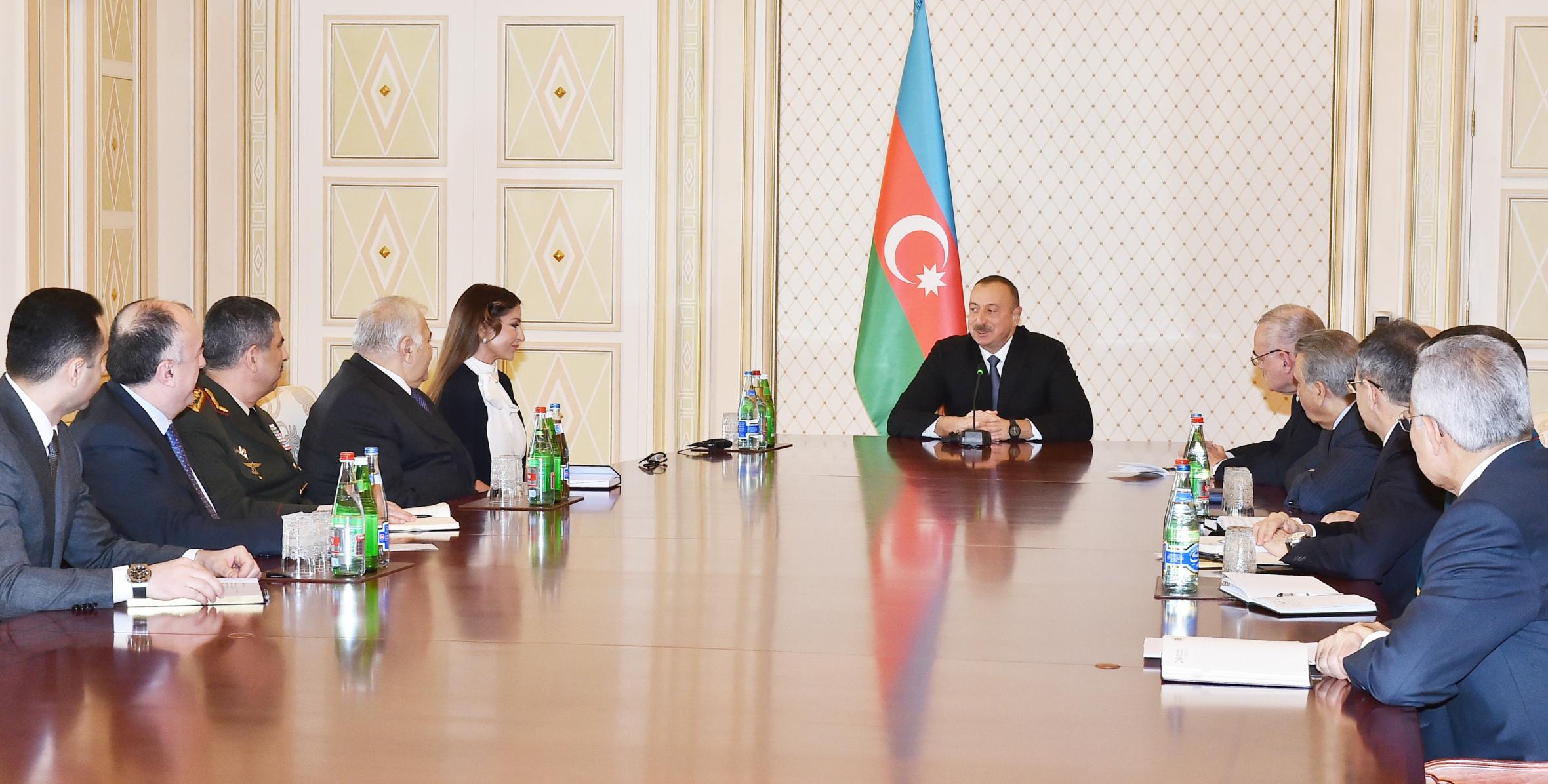 Speech by Ilham Aliyev at the meeting of Security Council