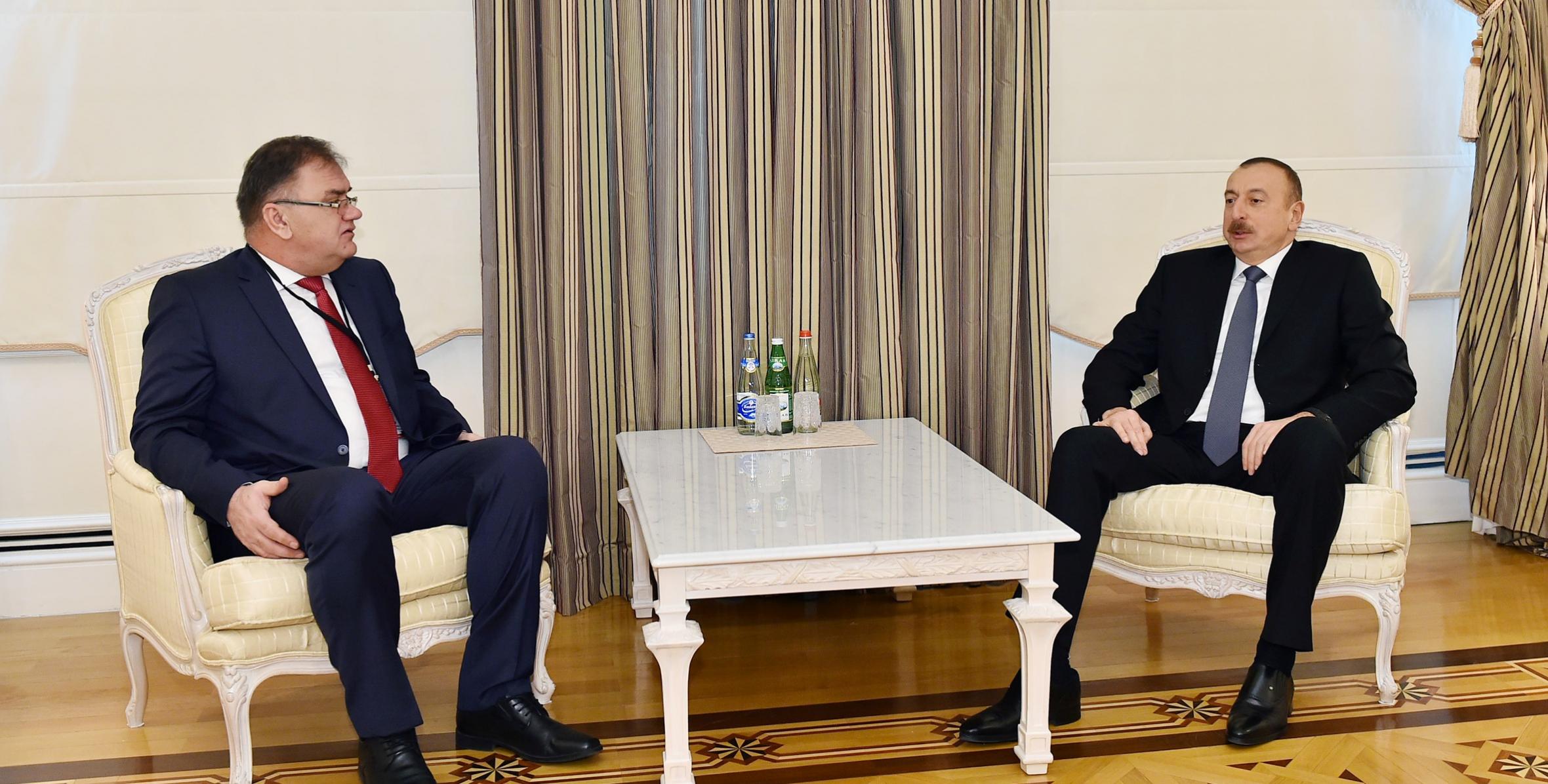 Ilham Aliyev received Chairman of Presidency of Bosnia and Herzegovina Mladen Ivanic