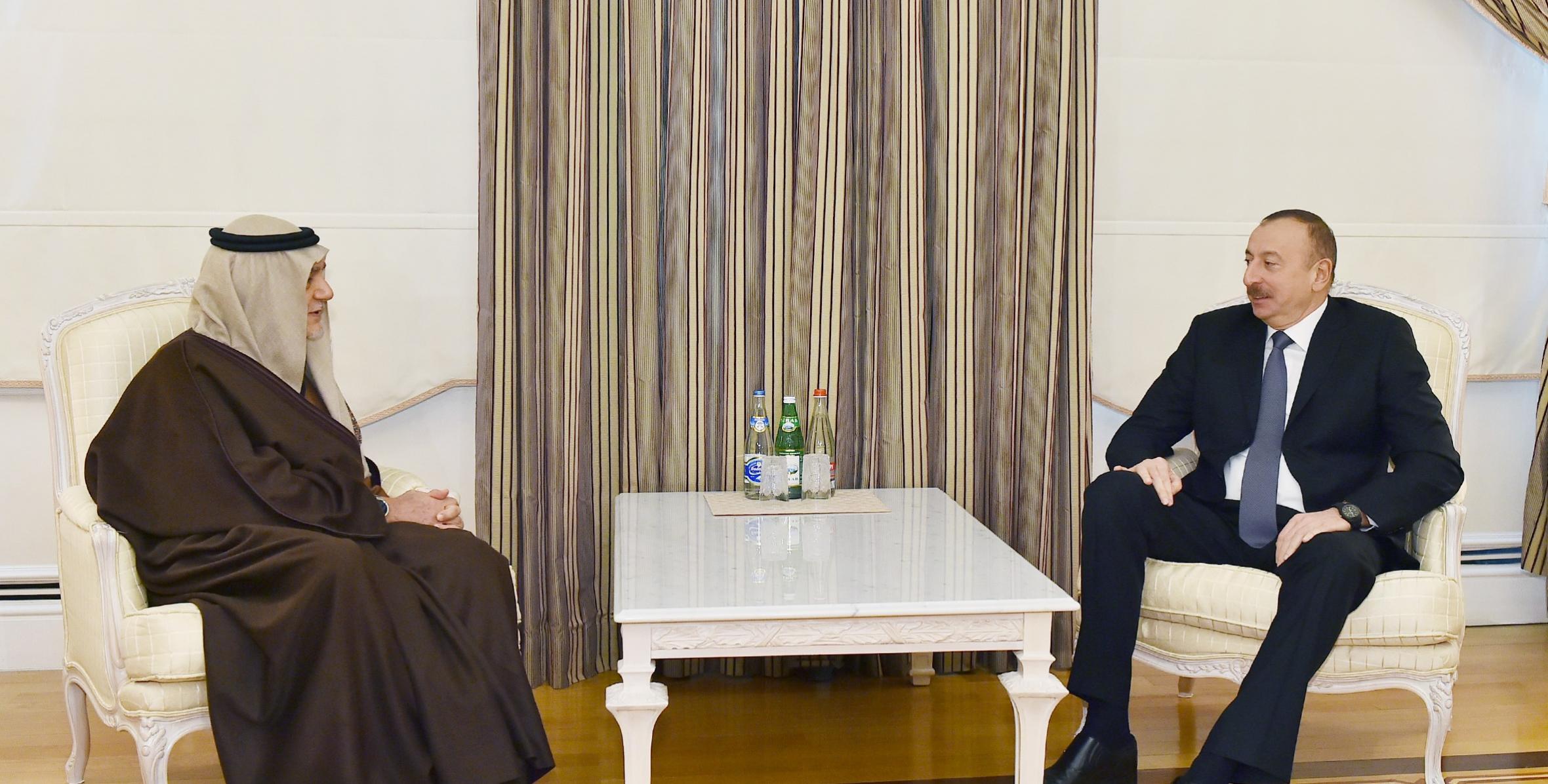 Ilham Aliyev received Saudi Arabian Prince