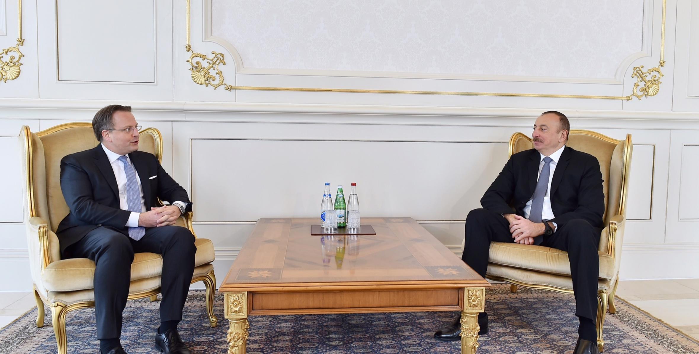 Ilham Aliyev received credentials of incoming Danish Ambassador