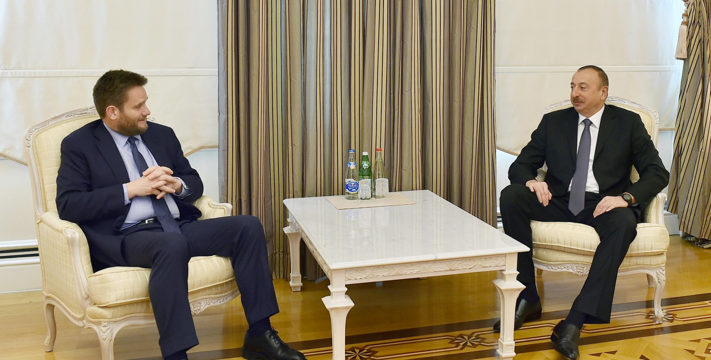 Ilham Aliyev received BP Regional President