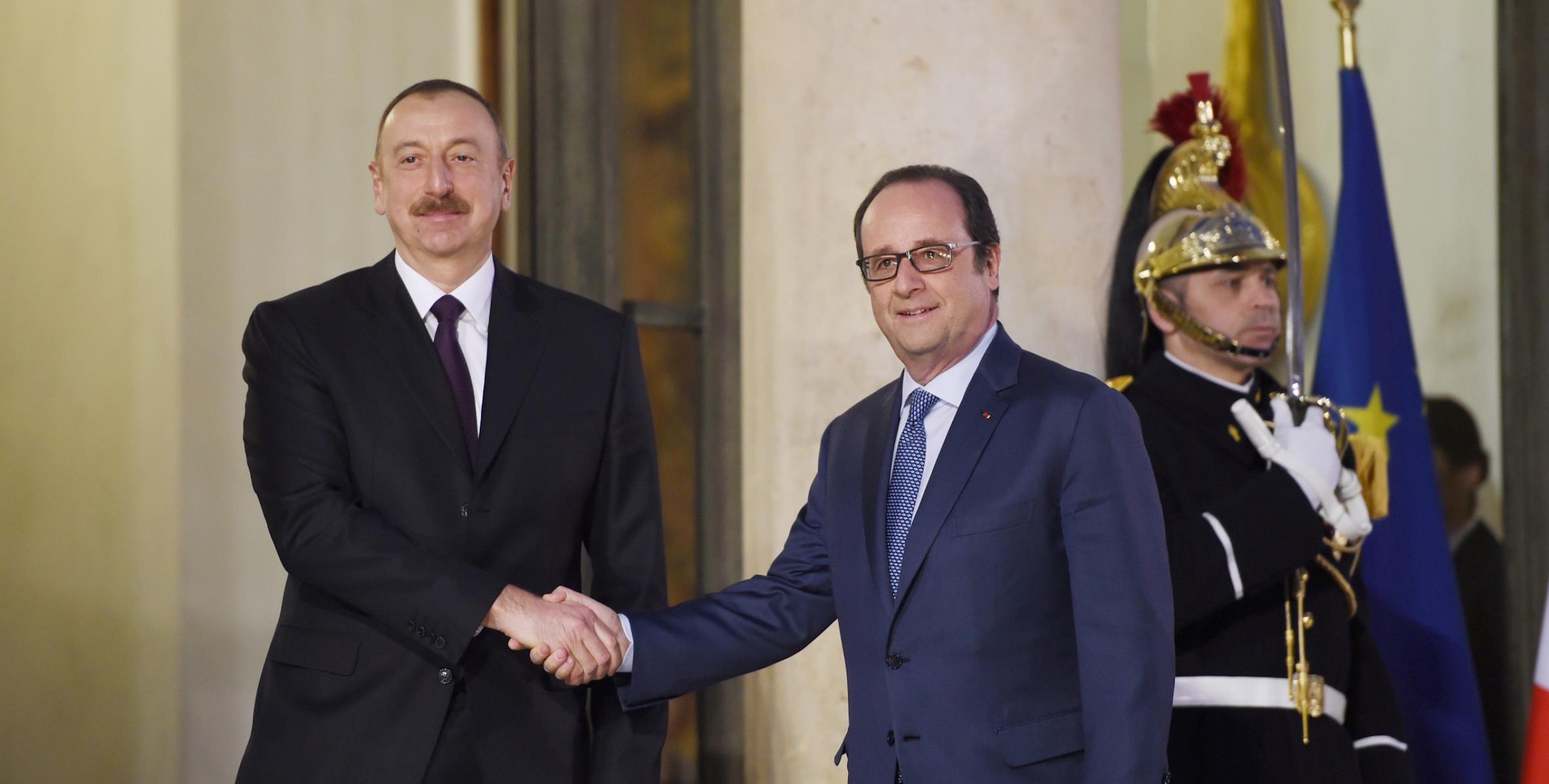 Official visit of Ilham Aliyev to France